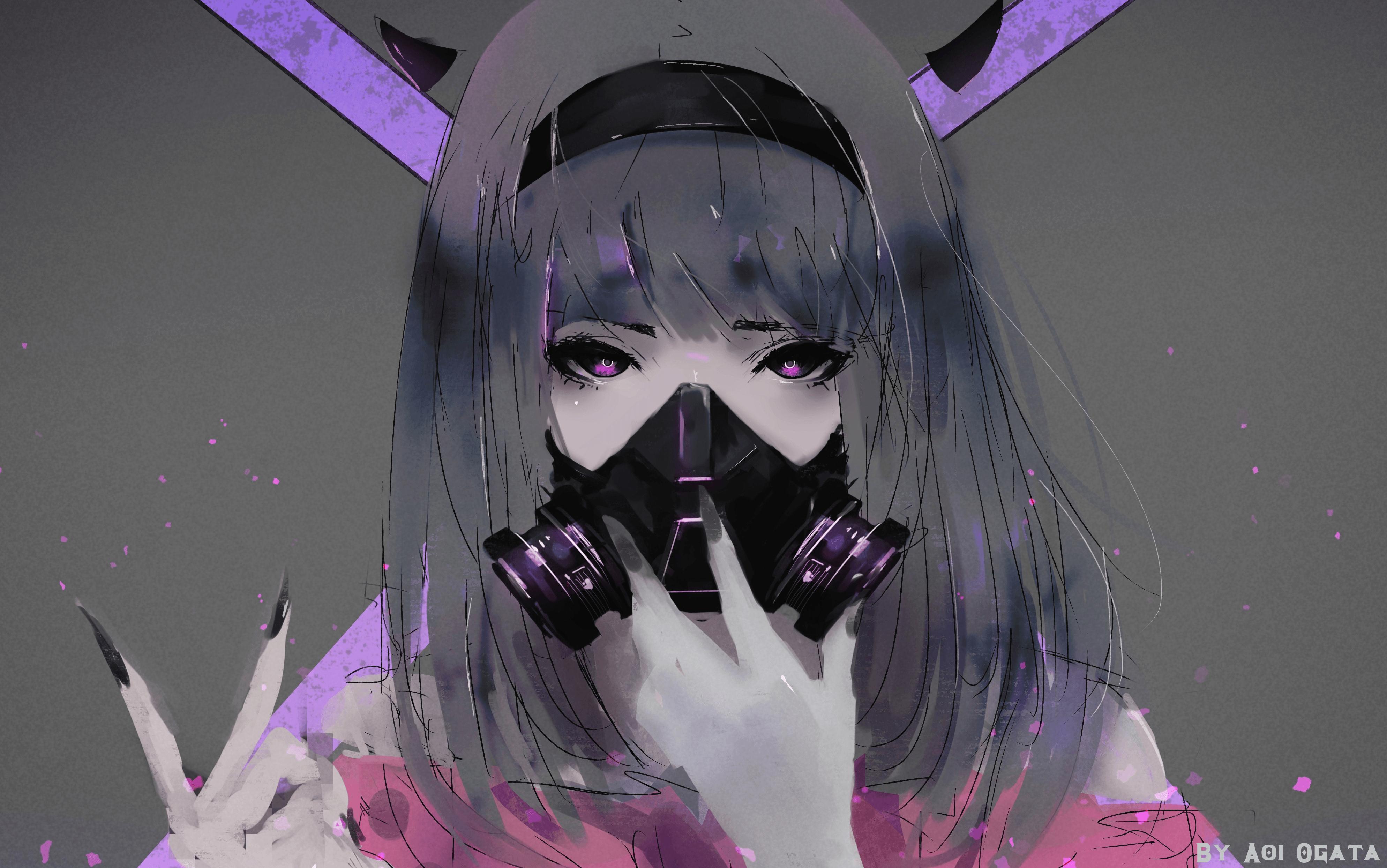 3976 x 2488 · png - Girl Anime Mask Wallpapers - Wallpaper Cave