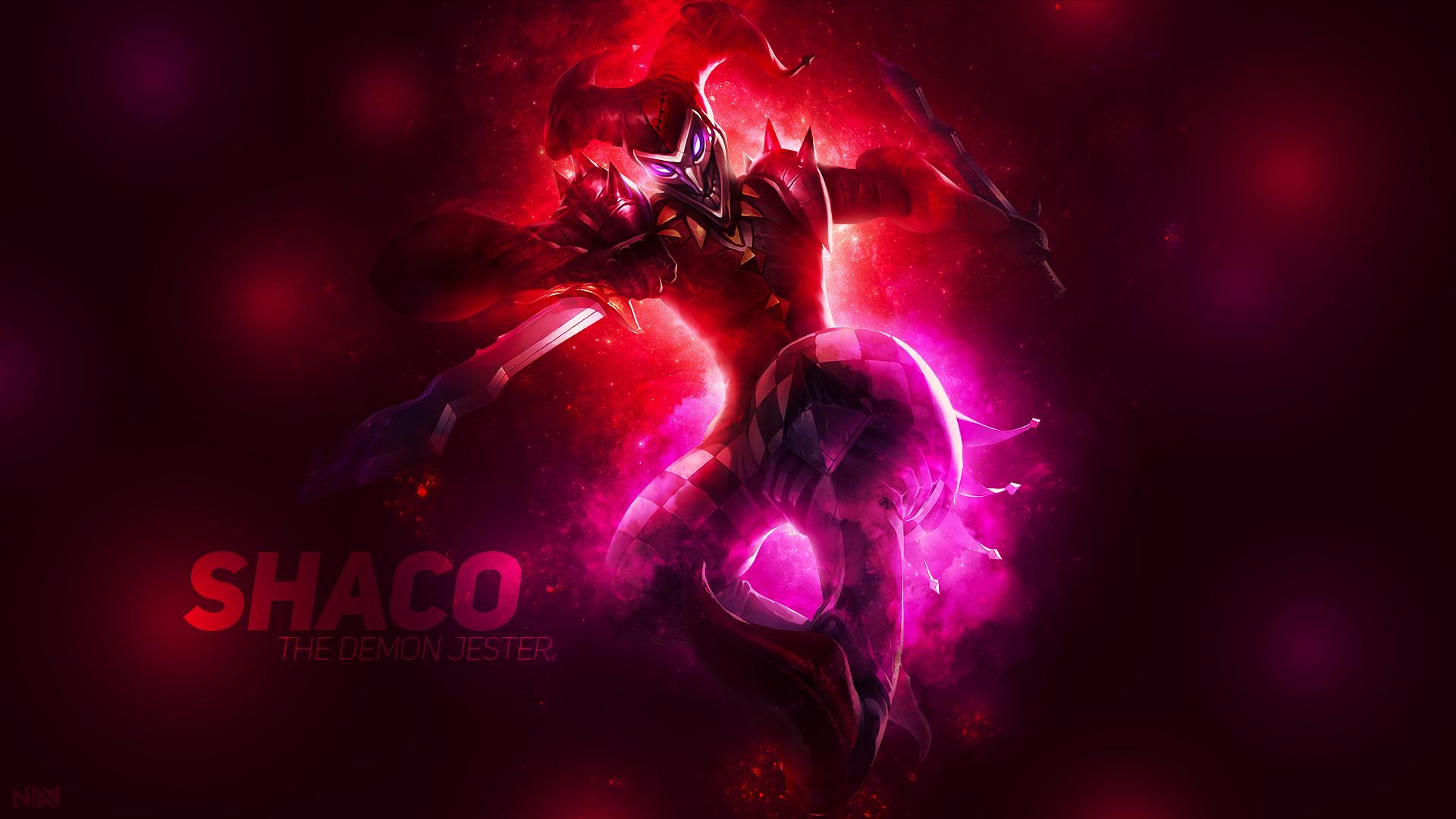 1920 x 1080 · png - Shaco The Demon Jester - Wallpaper 1920x1080 by AliceeMad on DeviantArt