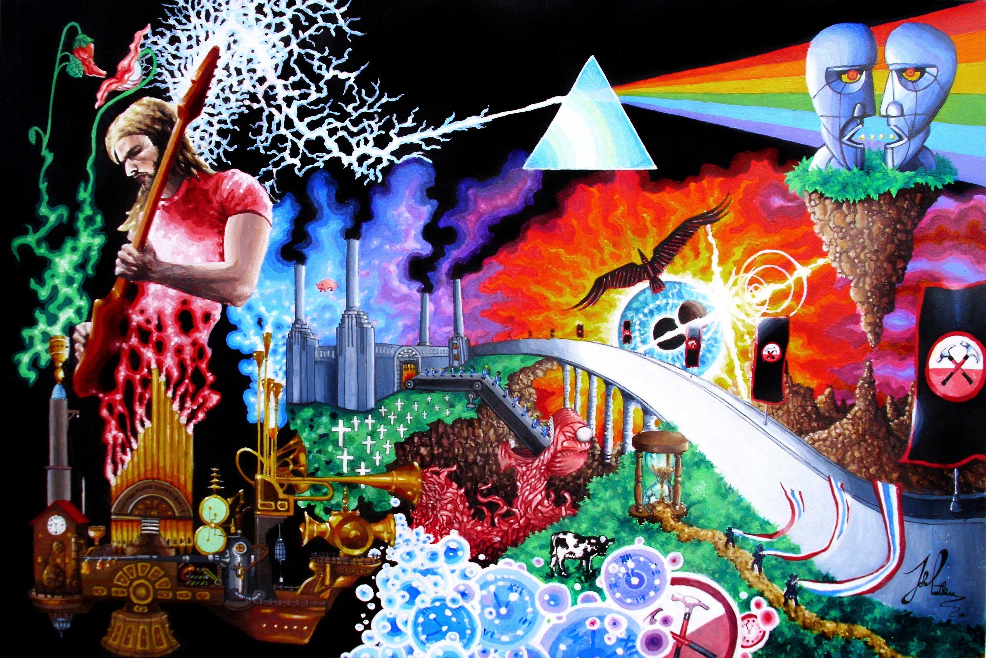 3405 x 2271 · jpeg - PINK FLOYD progressive rock psychedelic classic hard wallpaper ...