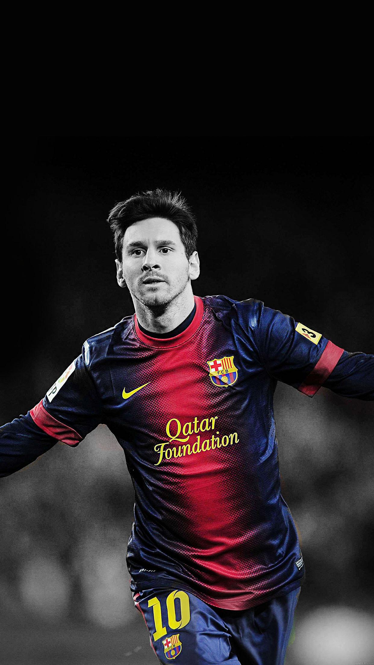 1242 x 2208 · jpeg - Wallpaper Messi Soccer Barcelona Sports Android wallpaper - Android HD ...