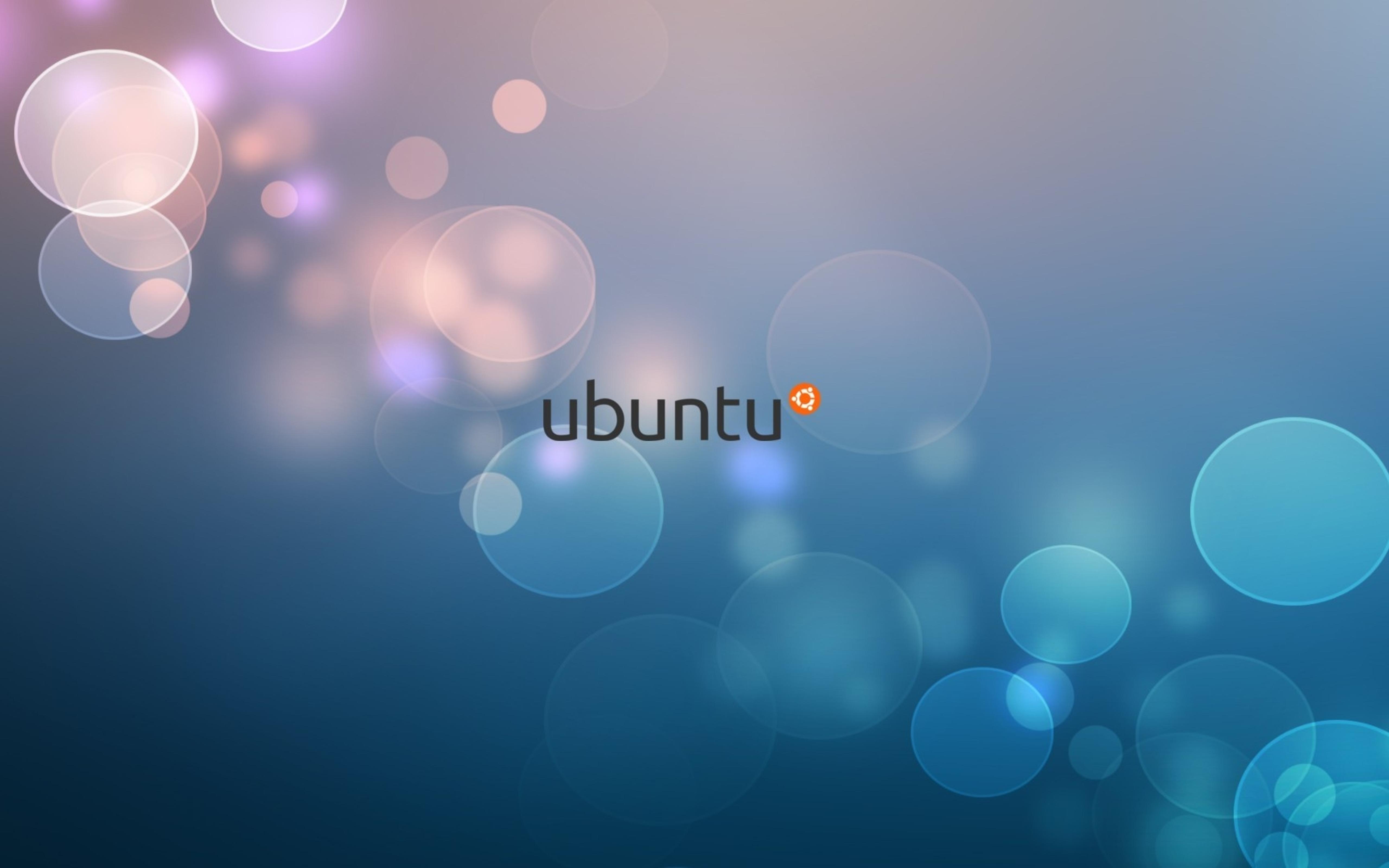 5120 x 3200 · jpeg - Ubuntu minimalistic wallpaper - Blue bubbles Wallpaper Download 5120x3200