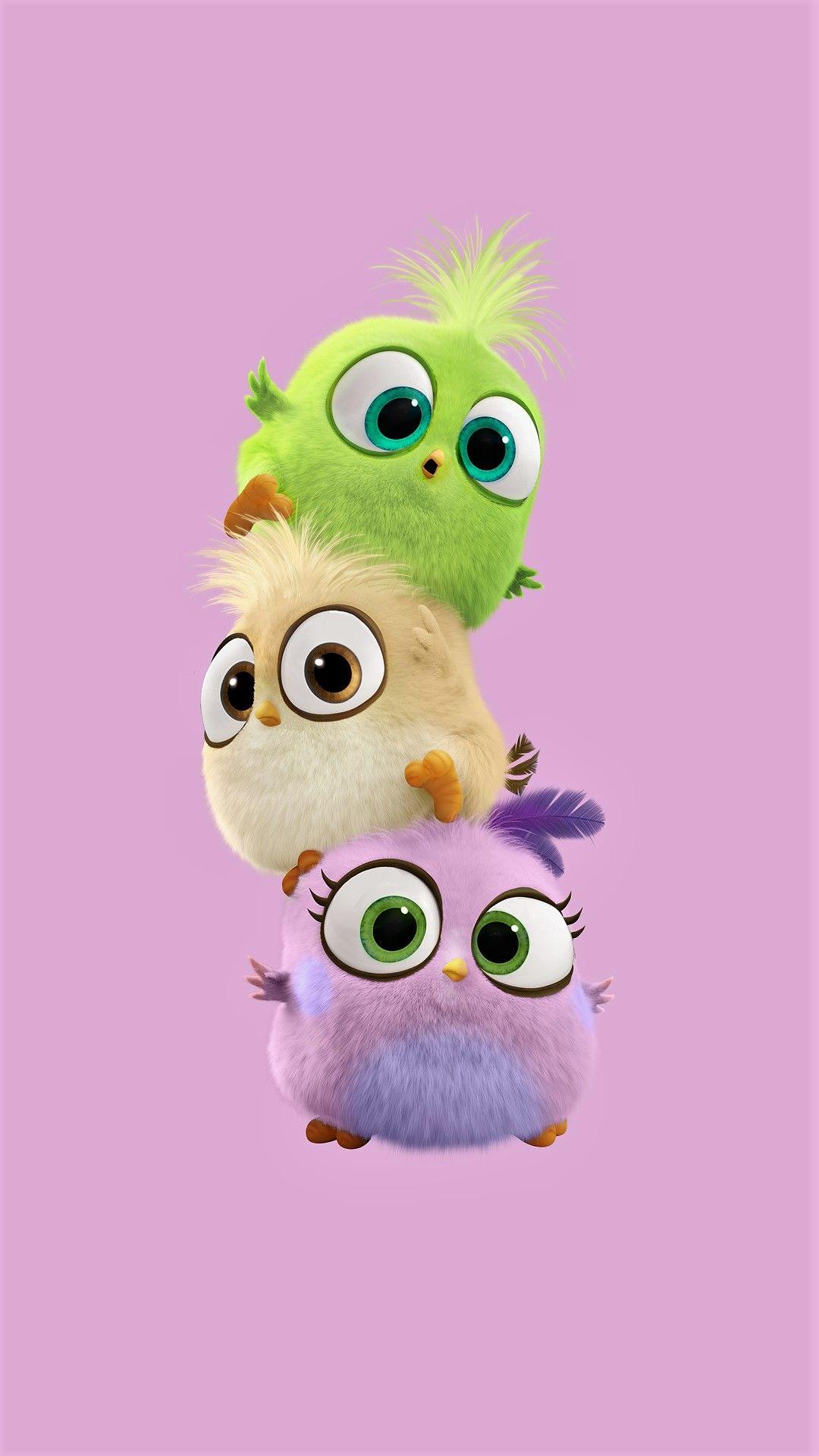 1080 x 1920 · jpeg - Baby Birds - Tap to see more cute cartoon wallpapers! - @mobile9 ...