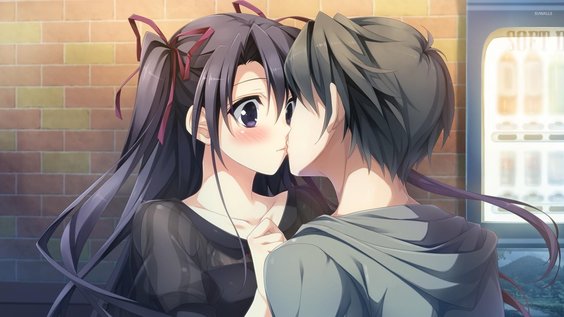 1920 x 1080 · jpeg - Couple kissing wallpaper - Anime wallpapers - #41733