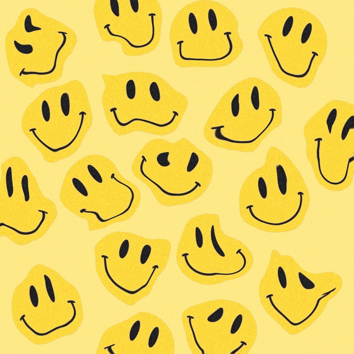 1200 x 1200 · jpeg - smiley face in 2021 | Preppy wallpaper, Indie art, Smily face