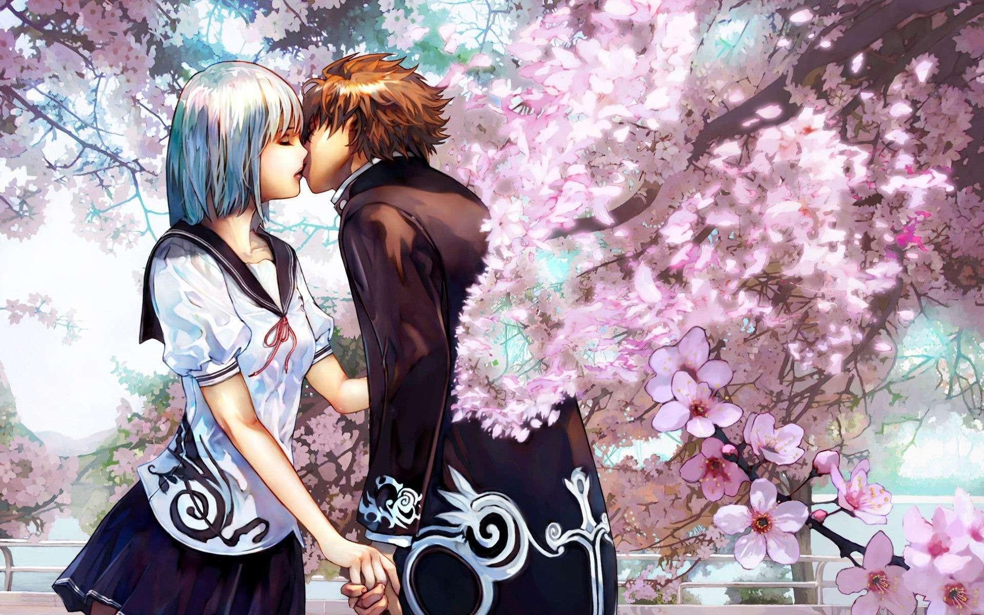 1920 x 1200 · jpeg - HD Cute Anime Couple Backgrounds | PixelsTalk