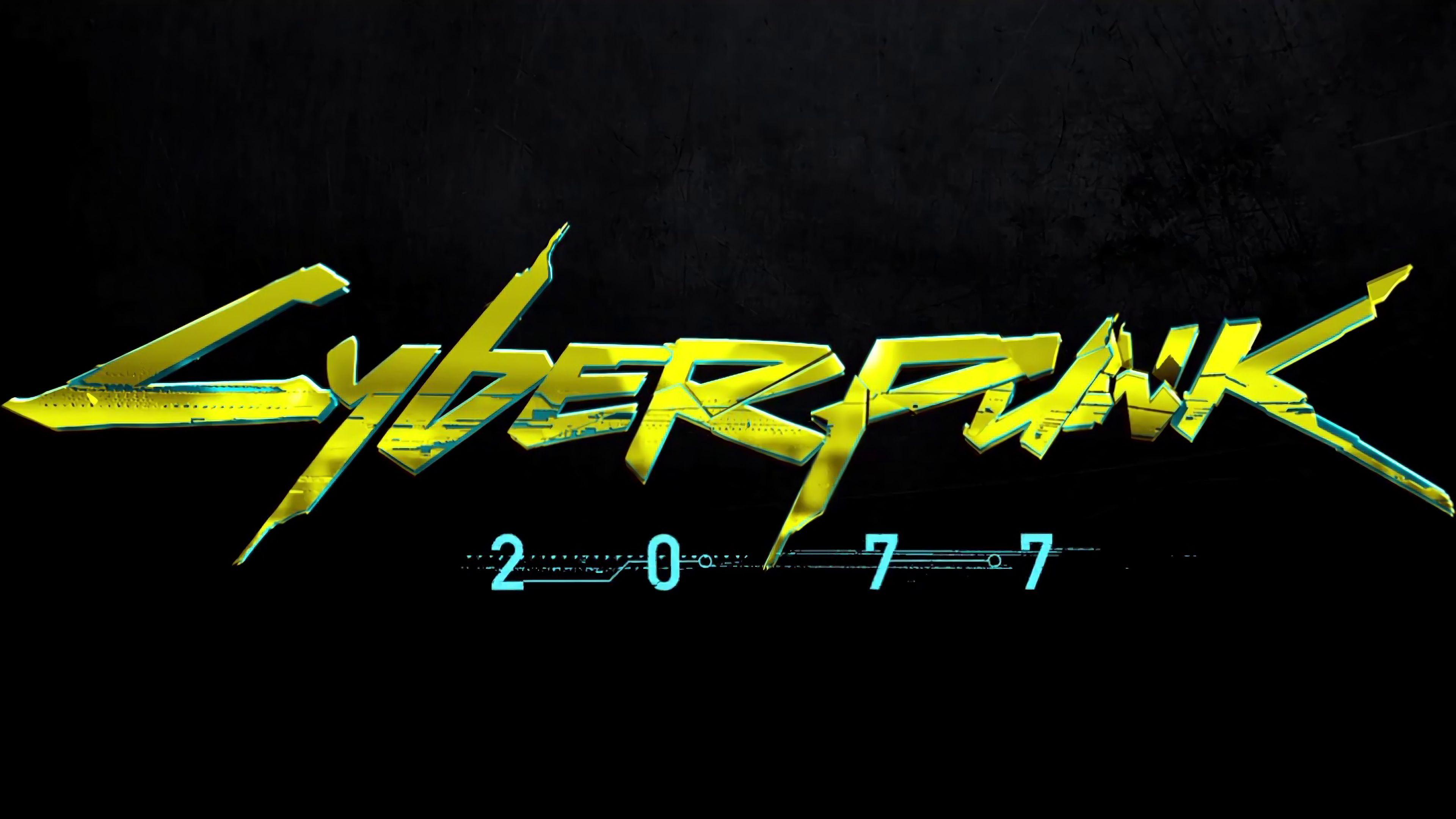 3840 x 2160 · jpeg - Cyberpunk 2077 Logo 4K #14744 | Cyberpunk, Cyberpunk 2077, Cyberpunk girl