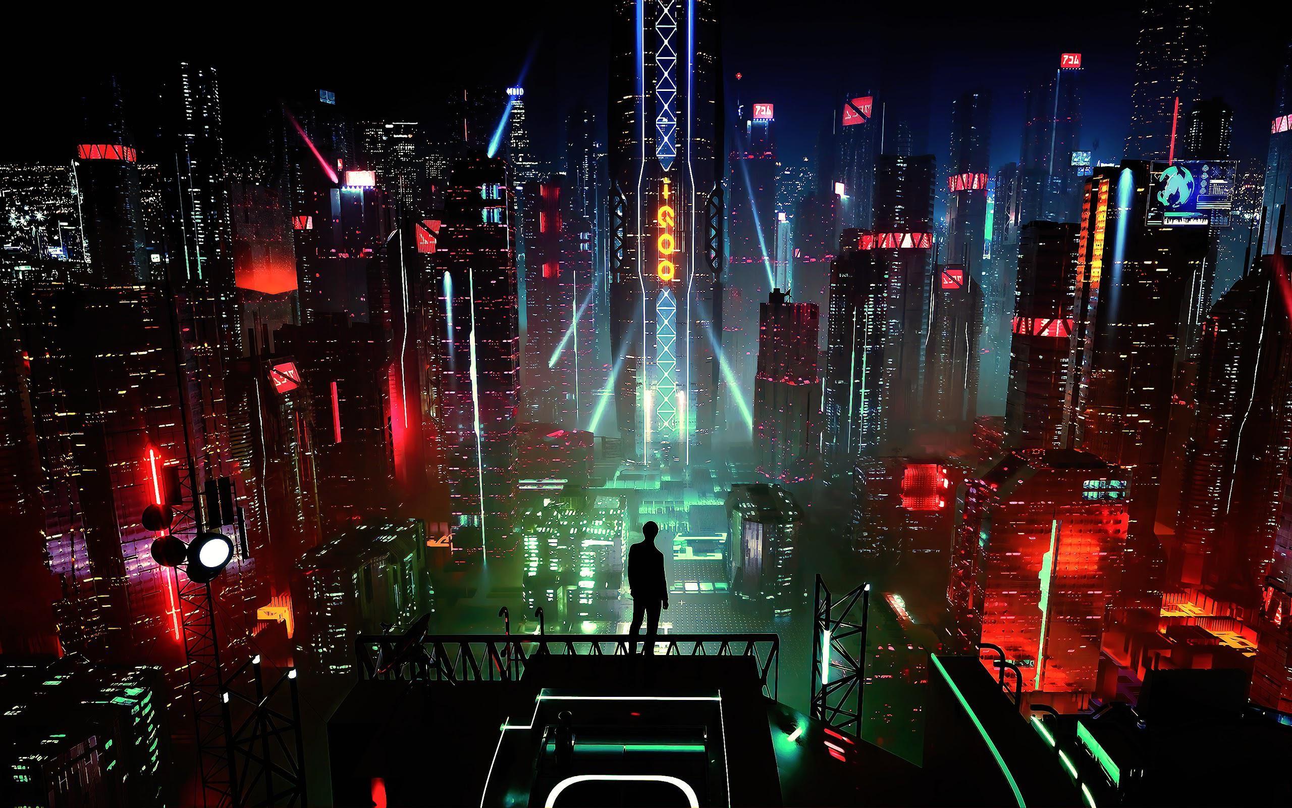 2560 x 1600 · jpeg - Cyberpunk 2077 Night City Wallpaper 4k