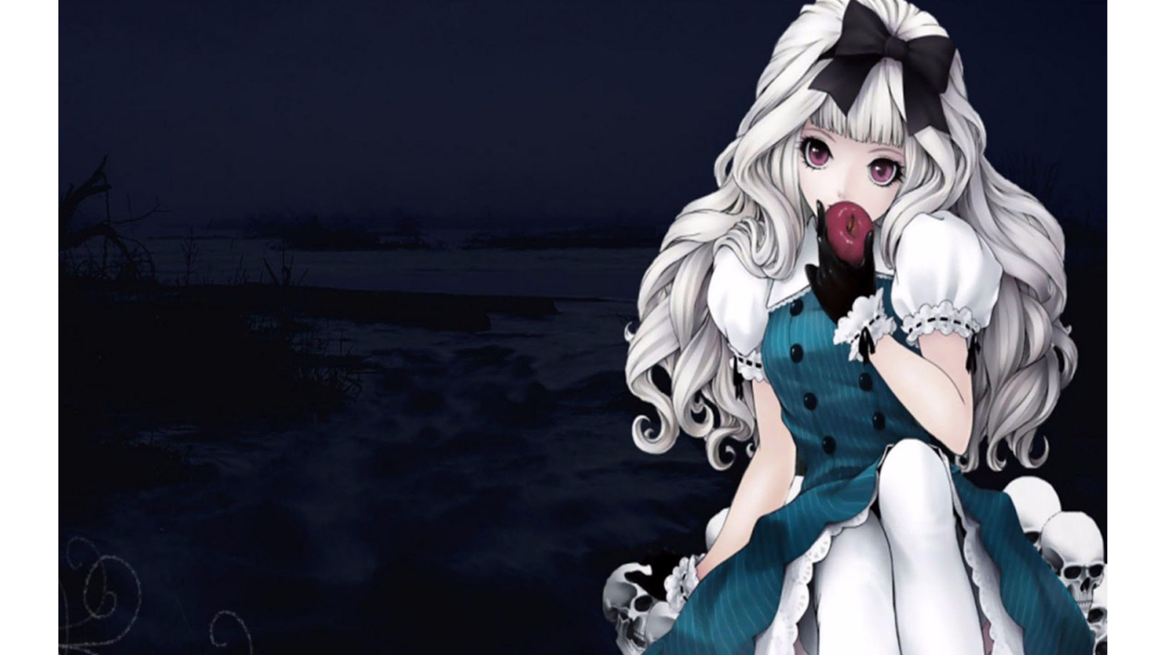 3840 x 2160 · jpeg - Dark Anime Girl Wallpapers - Top Free Dark Anime Girl Backgrounds ...