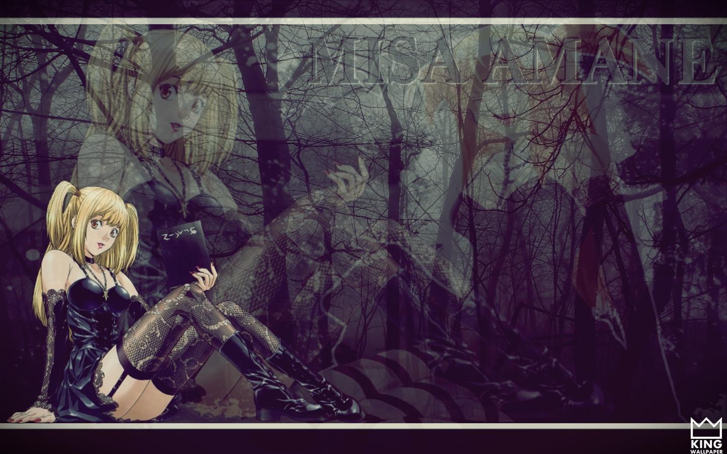1440 x 900 · jpeg - Misa Amane Wallpaper - @Death Note by Kingwallpaper on DeviantArt