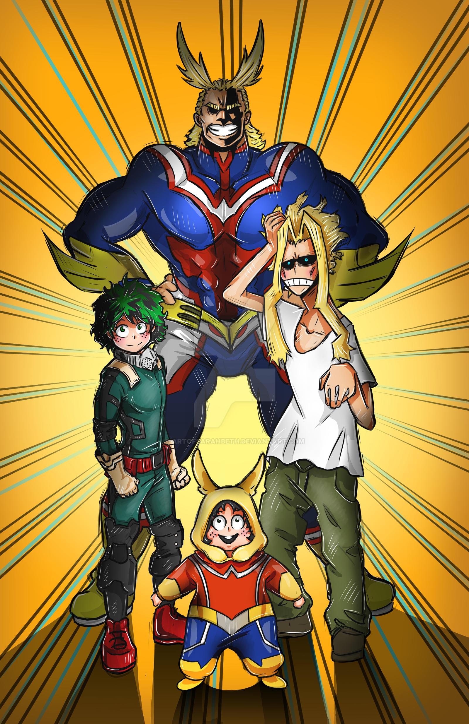1600 x 2473 · jpeg - Transitions of Deku and All Might by ArtofSarahBeth on DeviantArt