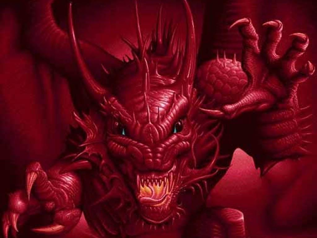 1024 x 768 · jpeg - Red Demon Dragon Background Wallpaper | Dragon Background Wallpaper
