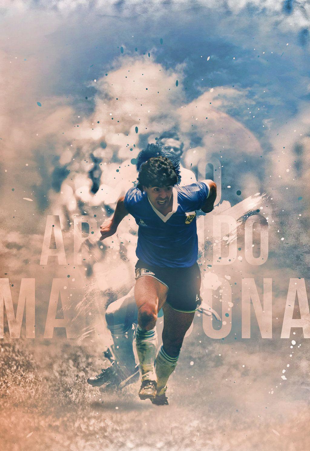 1024 x 1489 · jpeg - Diego Maradona Poster Wallpapers - Wallpaper Cave