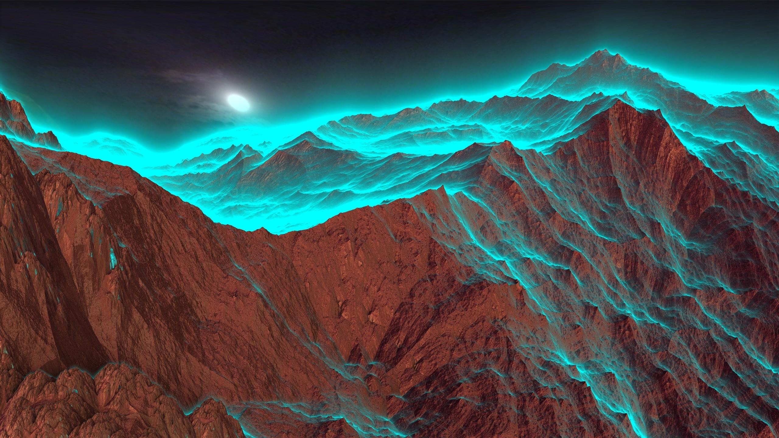 2560 x 1440 · jpeg - artwork, Digital Art, Mountain, Snow, Wind, Landscape Wallpapers HD ...