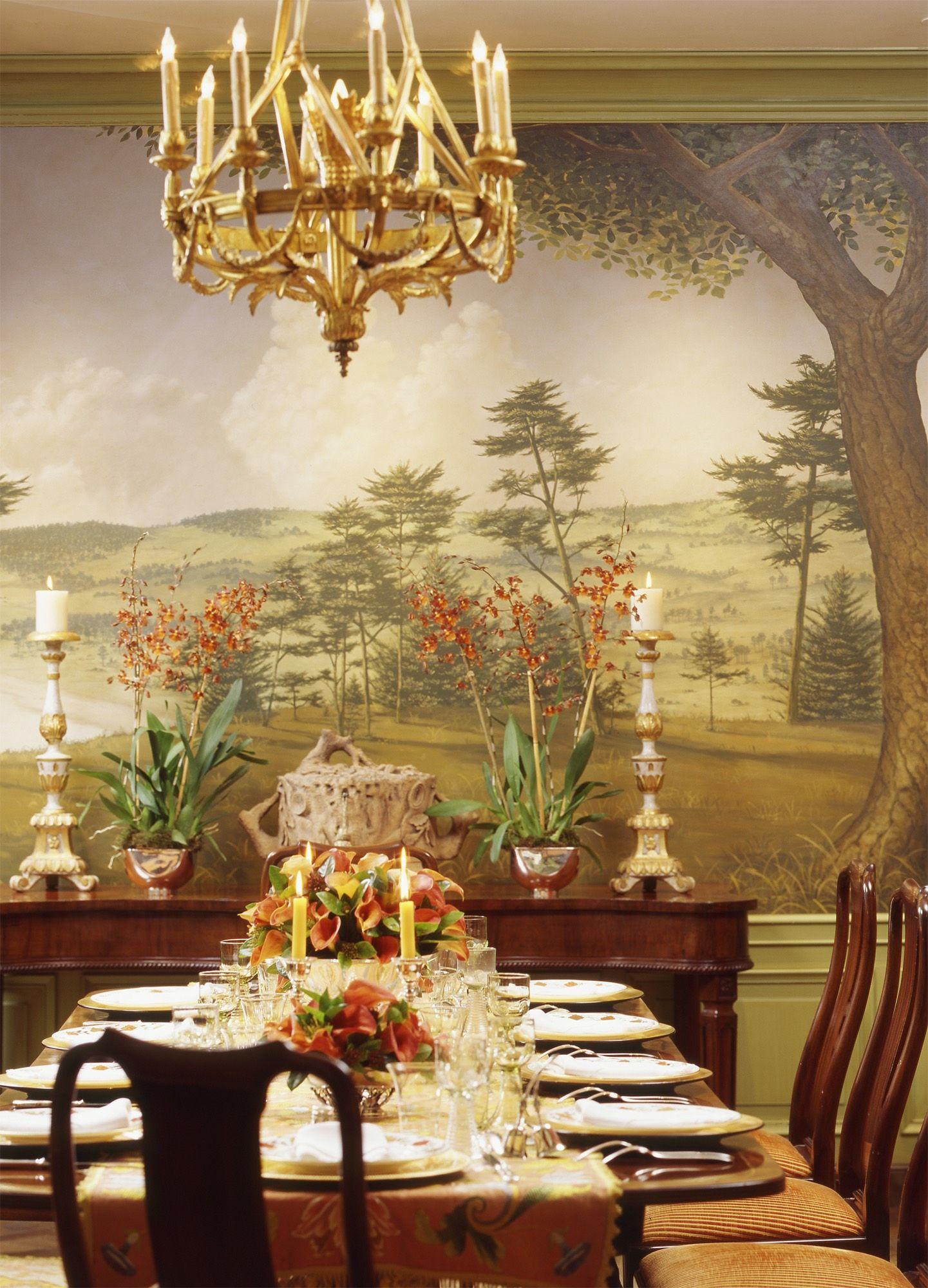 1441 x 2000 · jpeg - Dining Rooms | Tucker & Marks Design | Dining room murals, Affordable ...