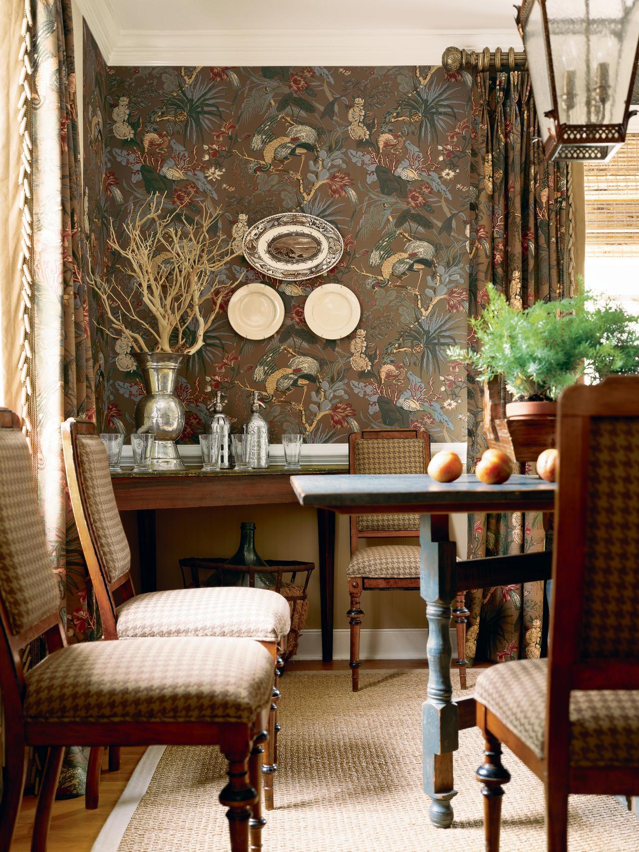 1280 x 1707 · jpeg - [46+] Country Dining Room Wallpaper on WallpaperSafari