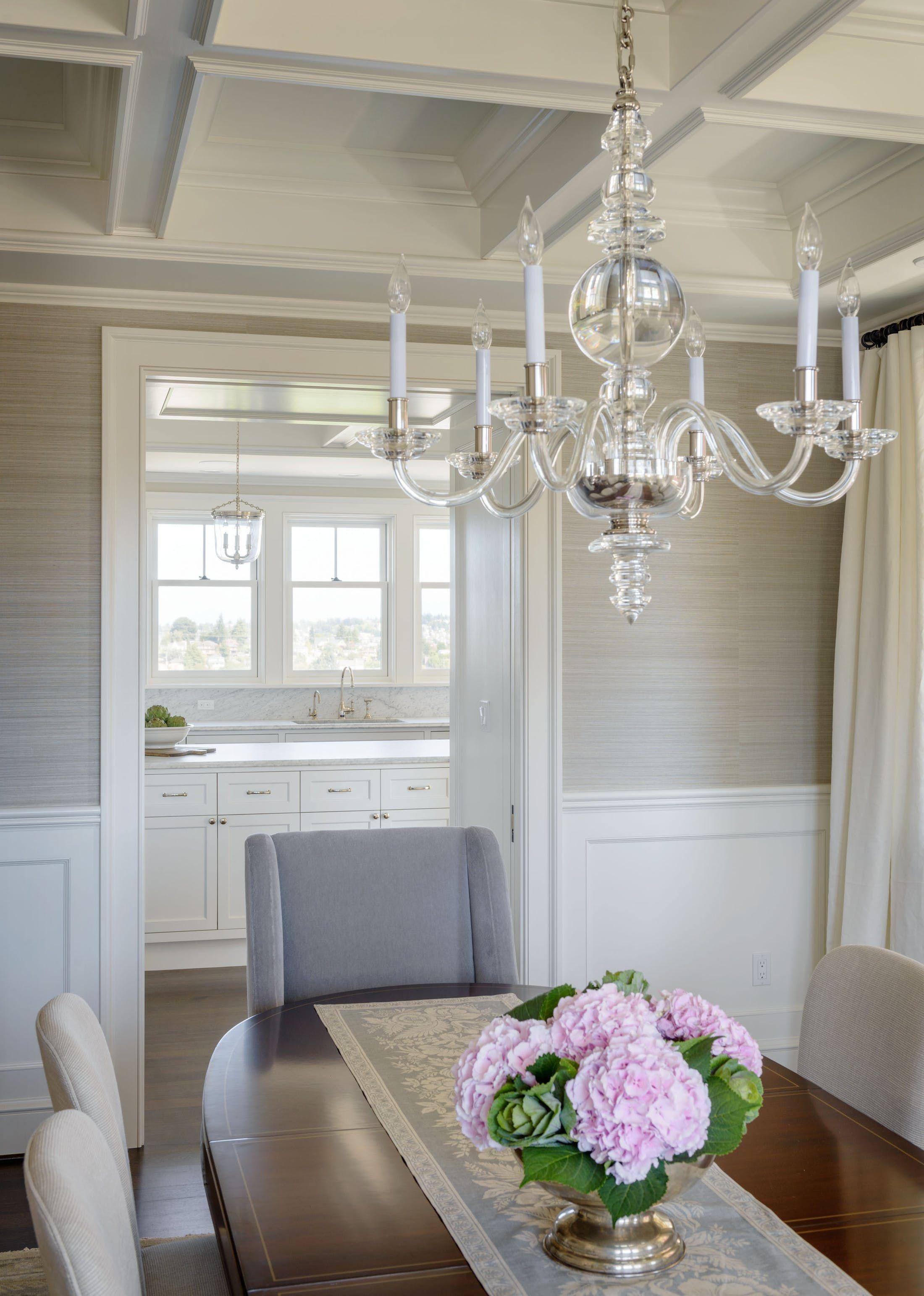 2200 x 3086 · jpeg - White Dining Room With Grasscloth : Hausporta Considering Grasscloth ...