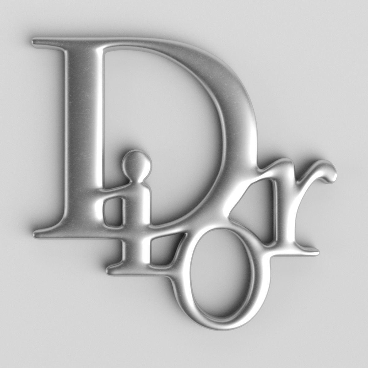 1200 x 1200 · jpeg - Dior Cast Metal Label 3D | CGTrader | Monogram wallpaper, Dior ...