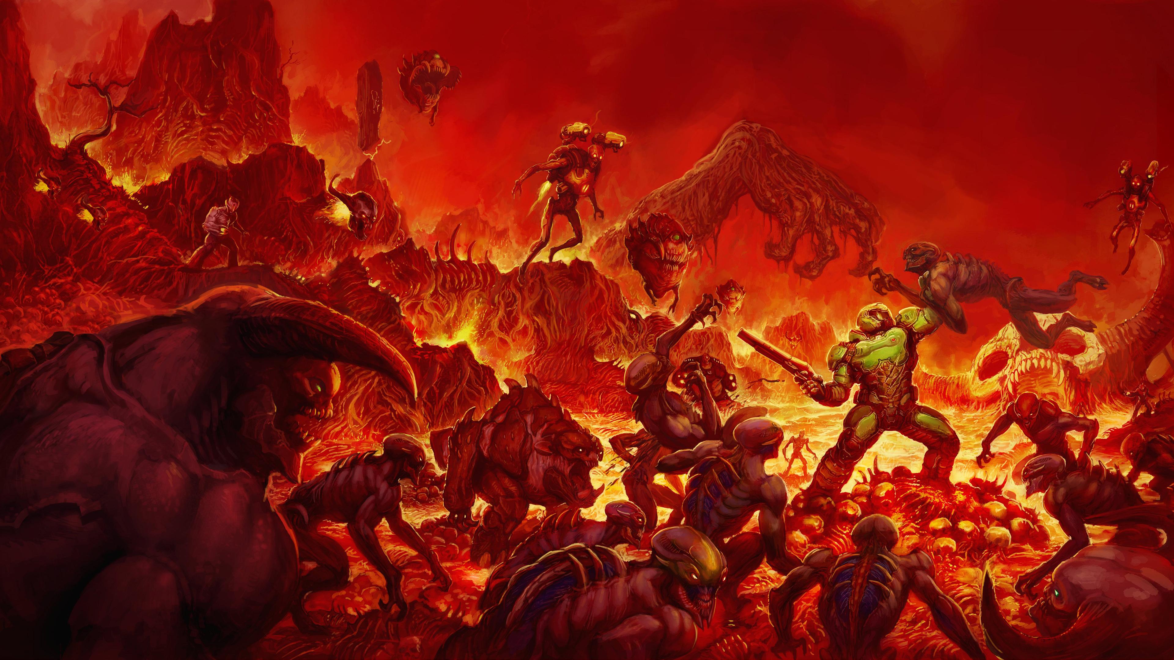 3840 x 2160 · jpeg - 49 Doom (2016) HD Wallpapers | Background Images - Wallpaper Abyss