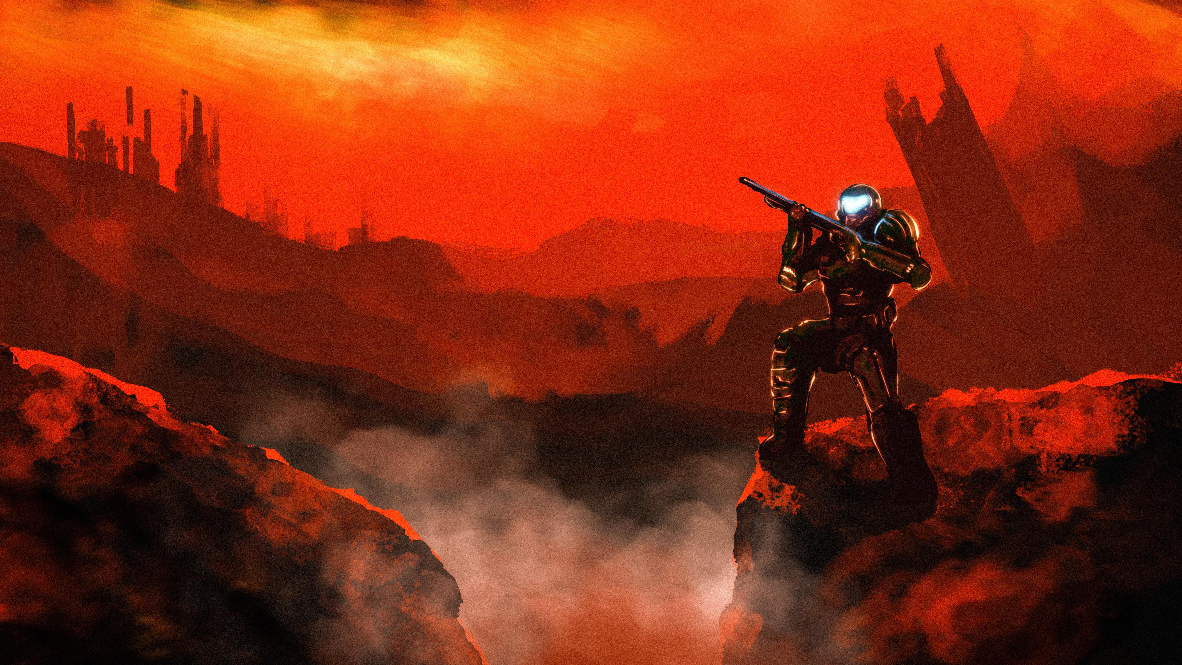 3840 x 2160 · jpeg - Doom Doom Slayer 4k, HD Games, 4k Wallpapers, Images, Backgrounds ...