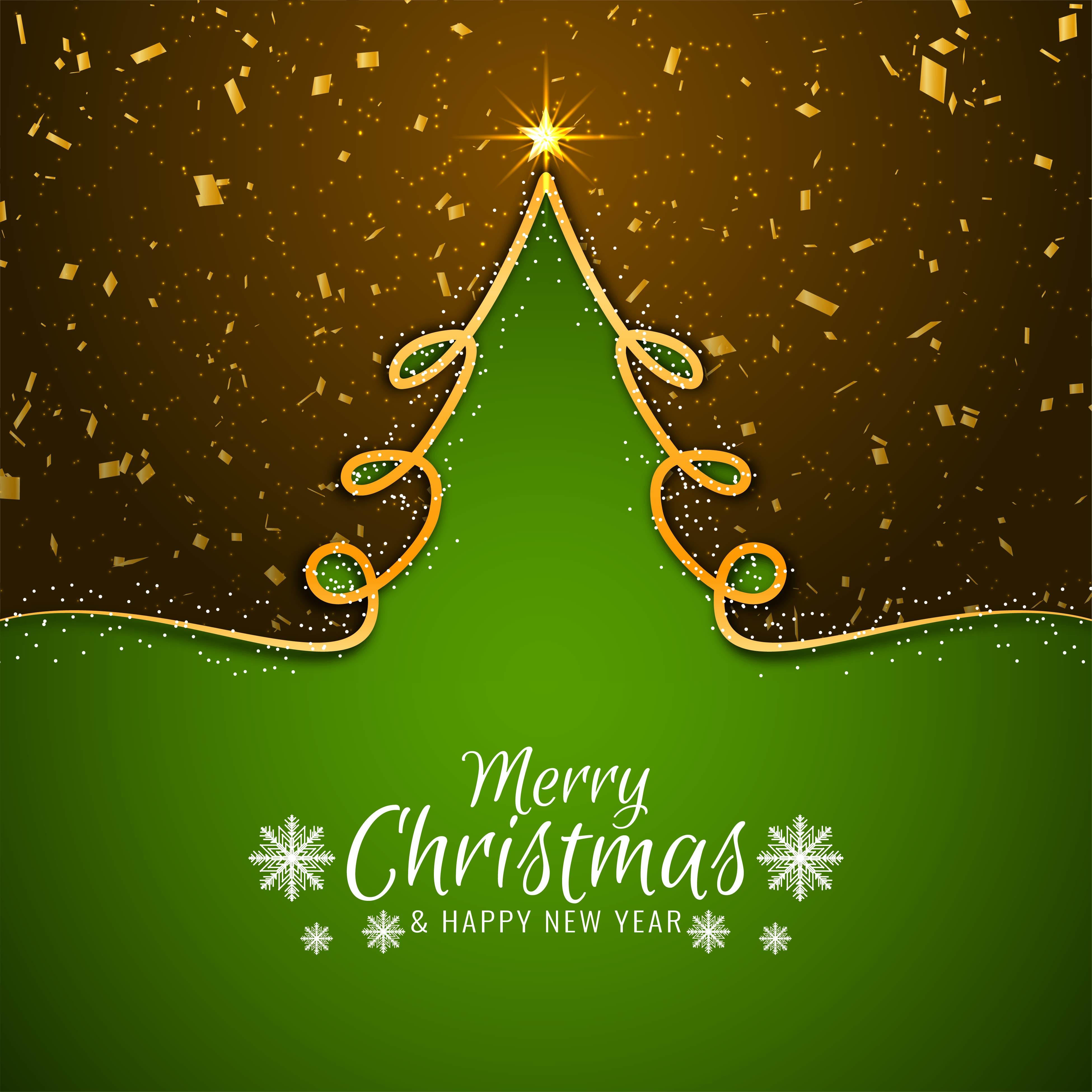 3901 x 3901 · jpeg - Elegant Merry Christmas greeting background 270490 Vector Art at Vecteezy
