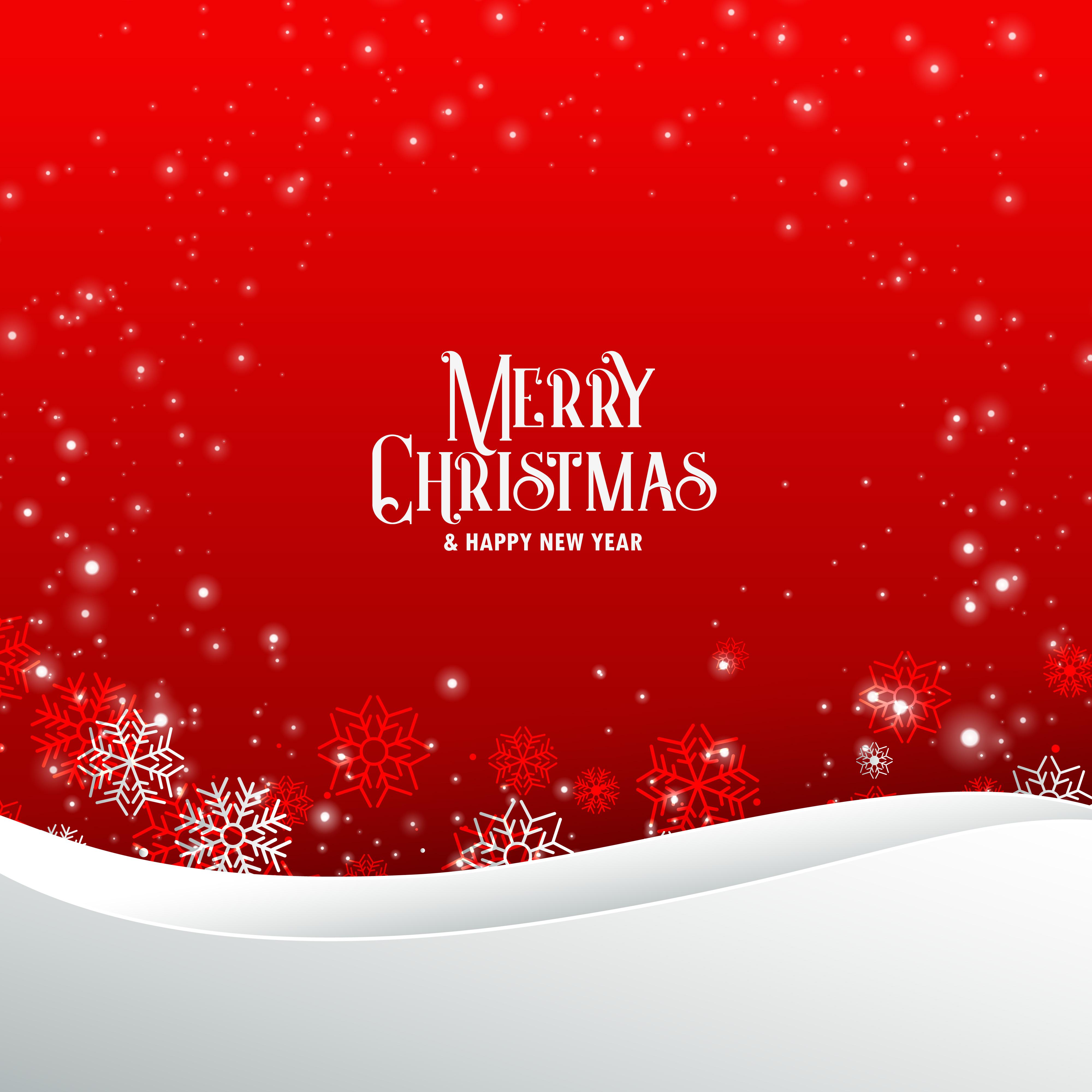 4000 x 4000 · jpeg - elegant red merry christmas greeting background with snowflakes ...