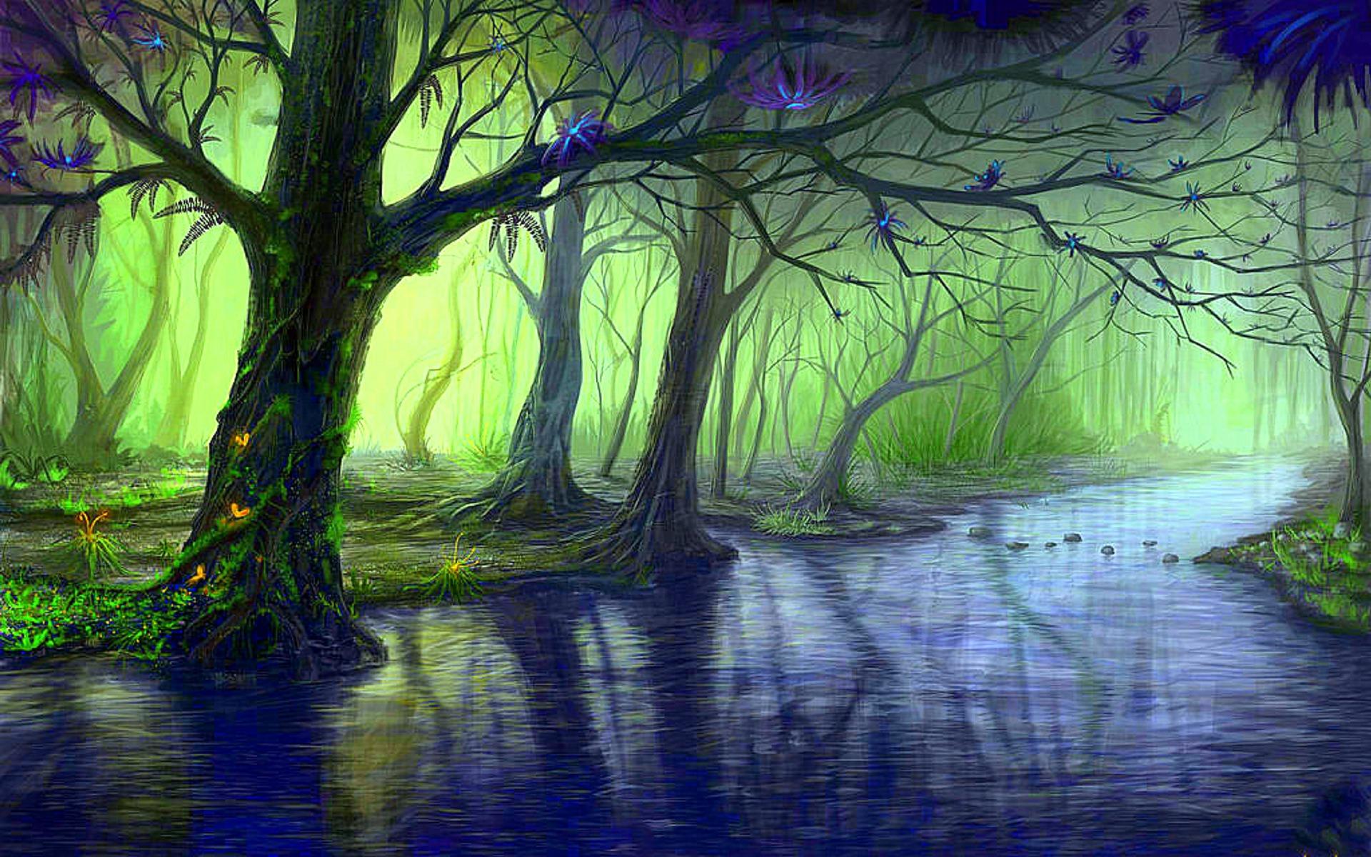 1920 x 1200 · jpeg - Enchanted Forest Backgrounds Free Download | PixelsTalk