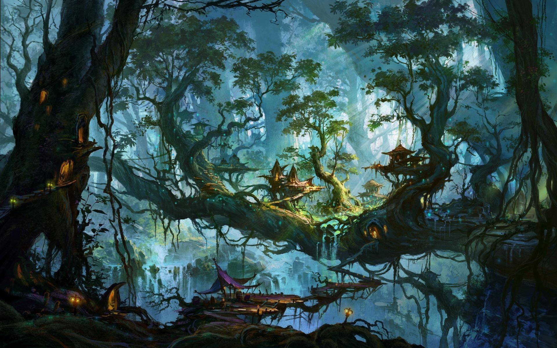 1920 x 1200 · jpeg - Enchanted Forest Background (60+ images)