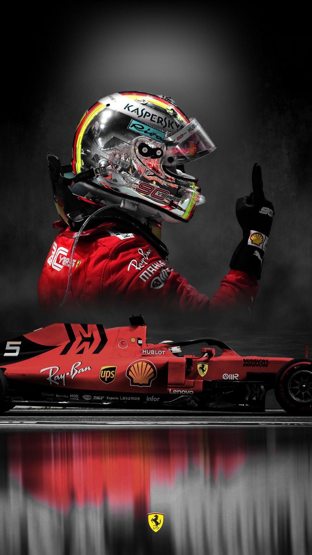 1080 x 1920 · jpeg - Sebastian Vettel Phone Wallpaper 2019 in 2020 | Formula 1 iphone ...
