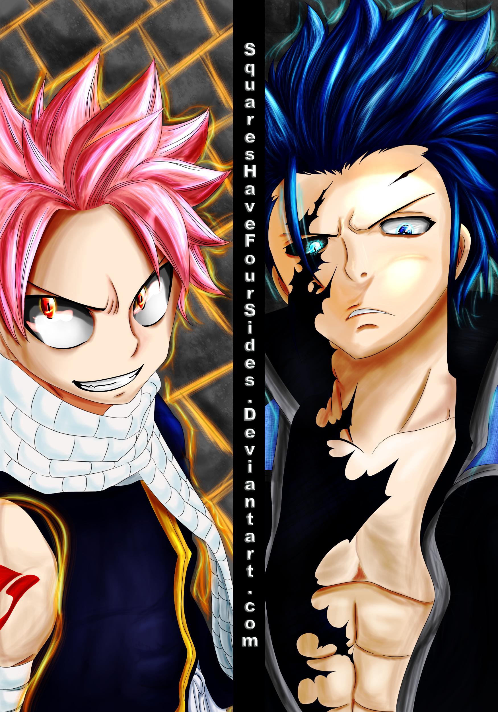 1750 x 2500 · png - Fairy Tail 427 --- Natsu vs Gray by SquaresHaveFourSides on DeviantArt