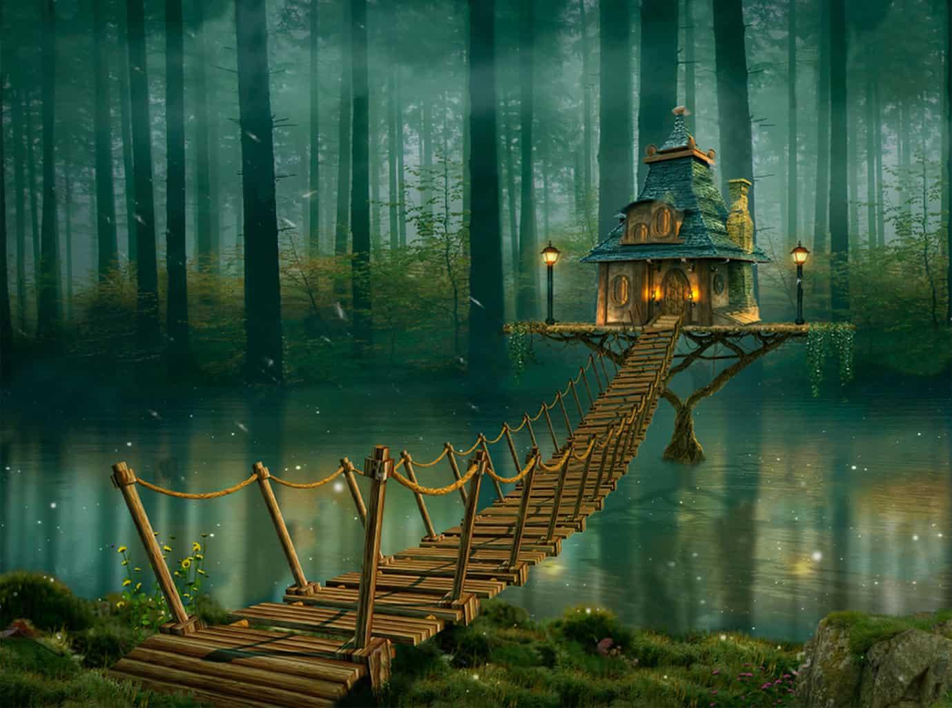 1379 x 1025 · jpeg - Fairy House Wallpapers - Wallpaper Cave