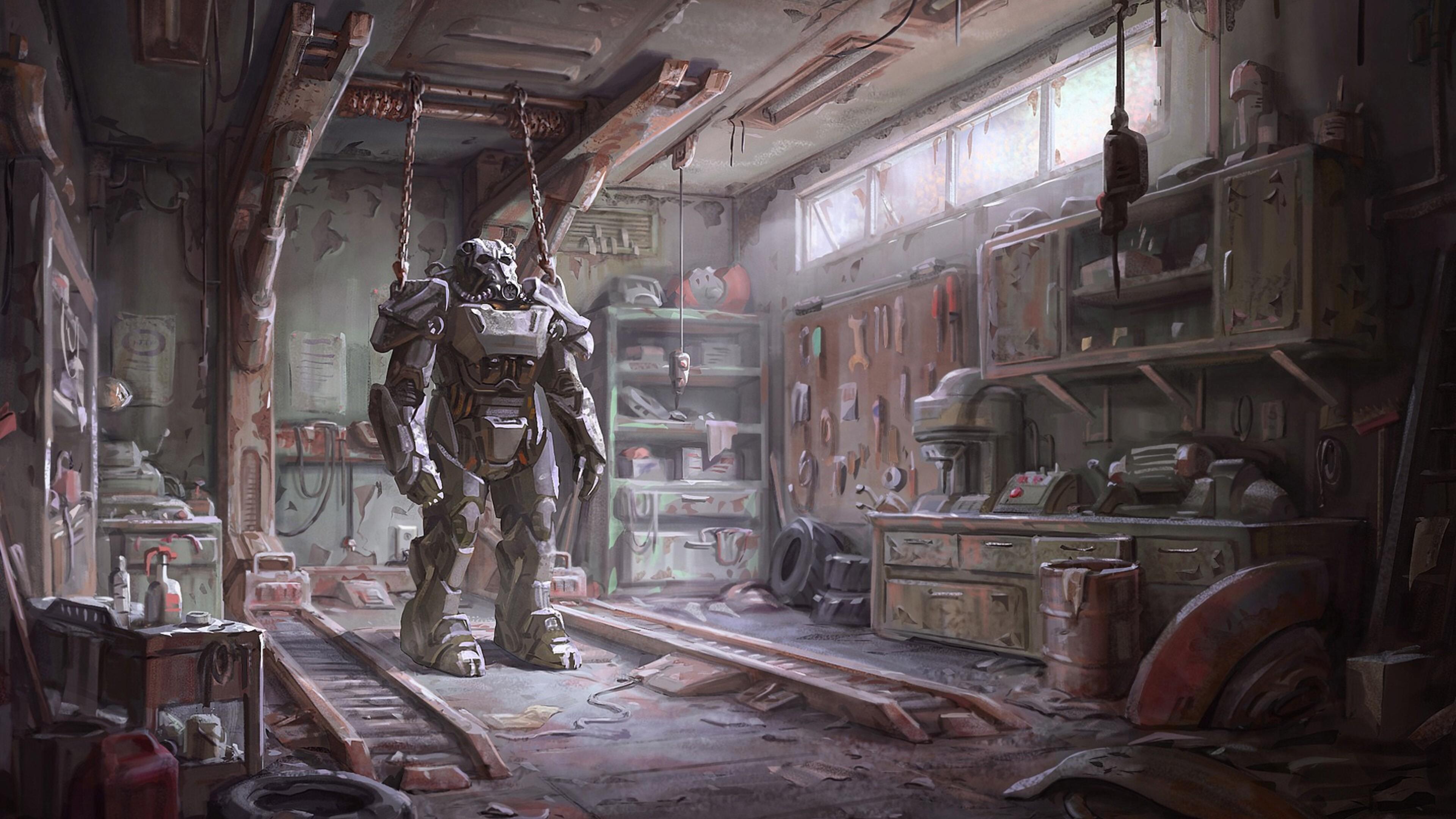 3840 x 2160 · jpeg - 3840x2160 Fallout 4 Armour 4k HD 4k Wallpapers, Images, Backgrounds ...