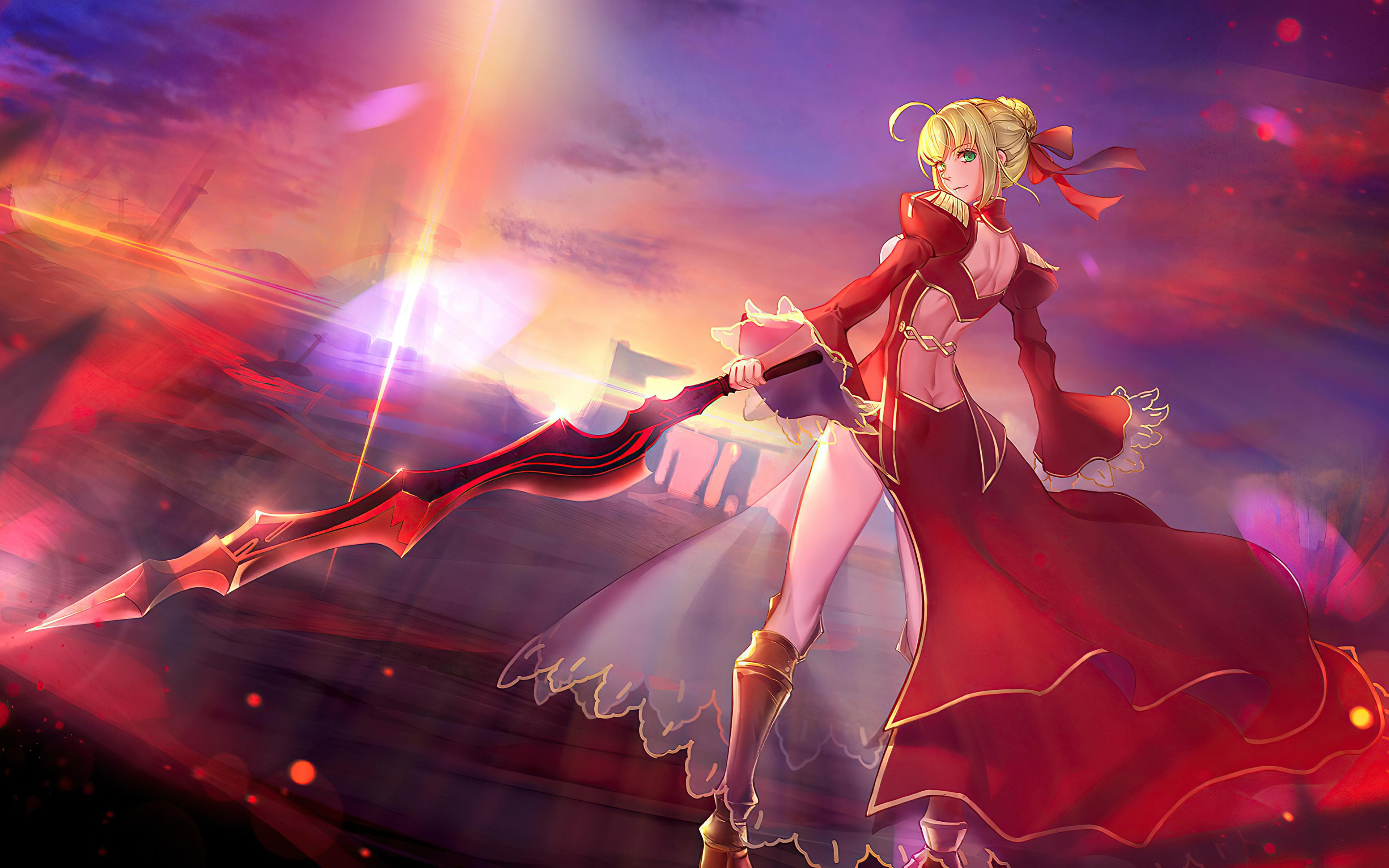 3840 x 2400 · jpeg - 3840x2400 Fate Stay Night Anime 4k 4k HD 4k Wallpapers, Images ...