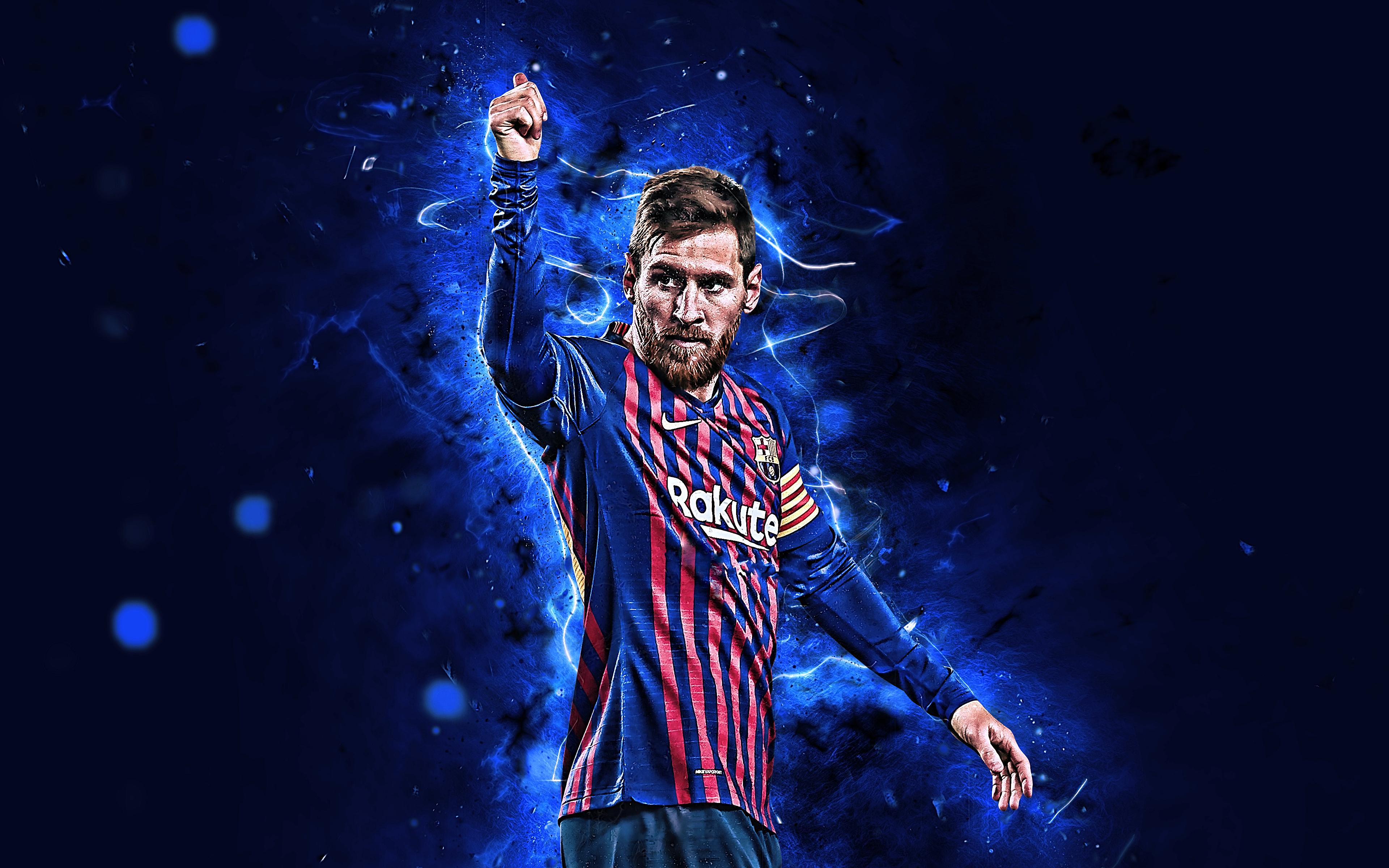 3840 x 2400 · jpeg - Lionel Messi 4k Ultra HD Wallpaper | Background Image | 3840x2400 | ID ...