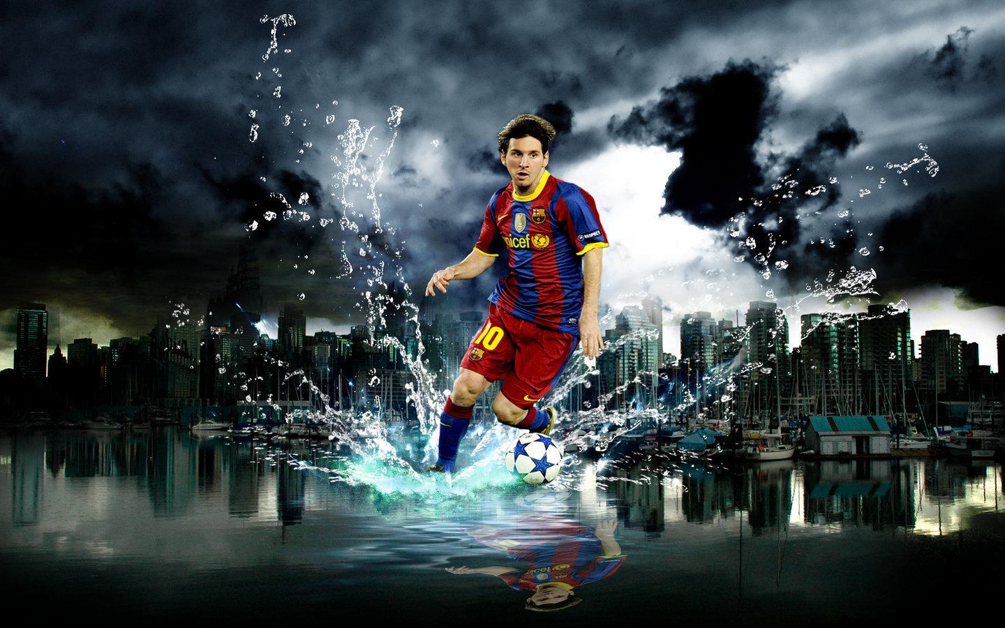 1440 x 900 · jpeg - Lionel Messi FC Barcelona Wallpaper - Lionel Andres Messi Wallpaper ...