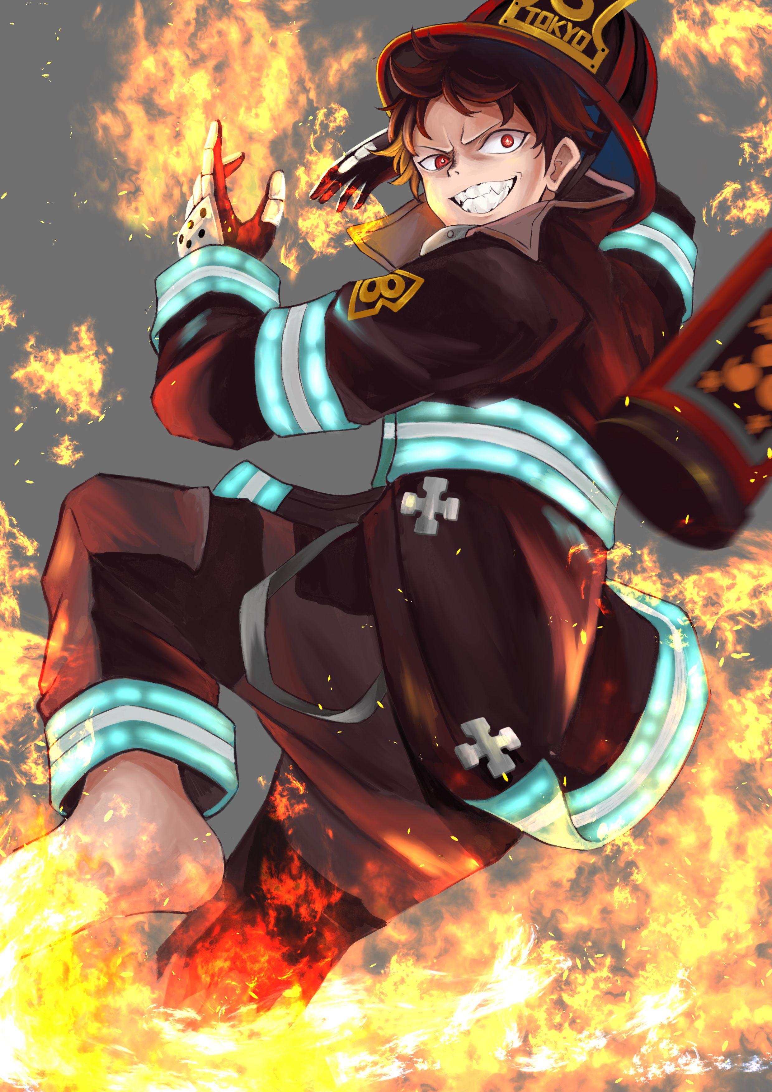 2480 x 3508 · jpeg - Fire Force Wallpapers - Top Free Fire Force Backgrounds - WallpaperAccess