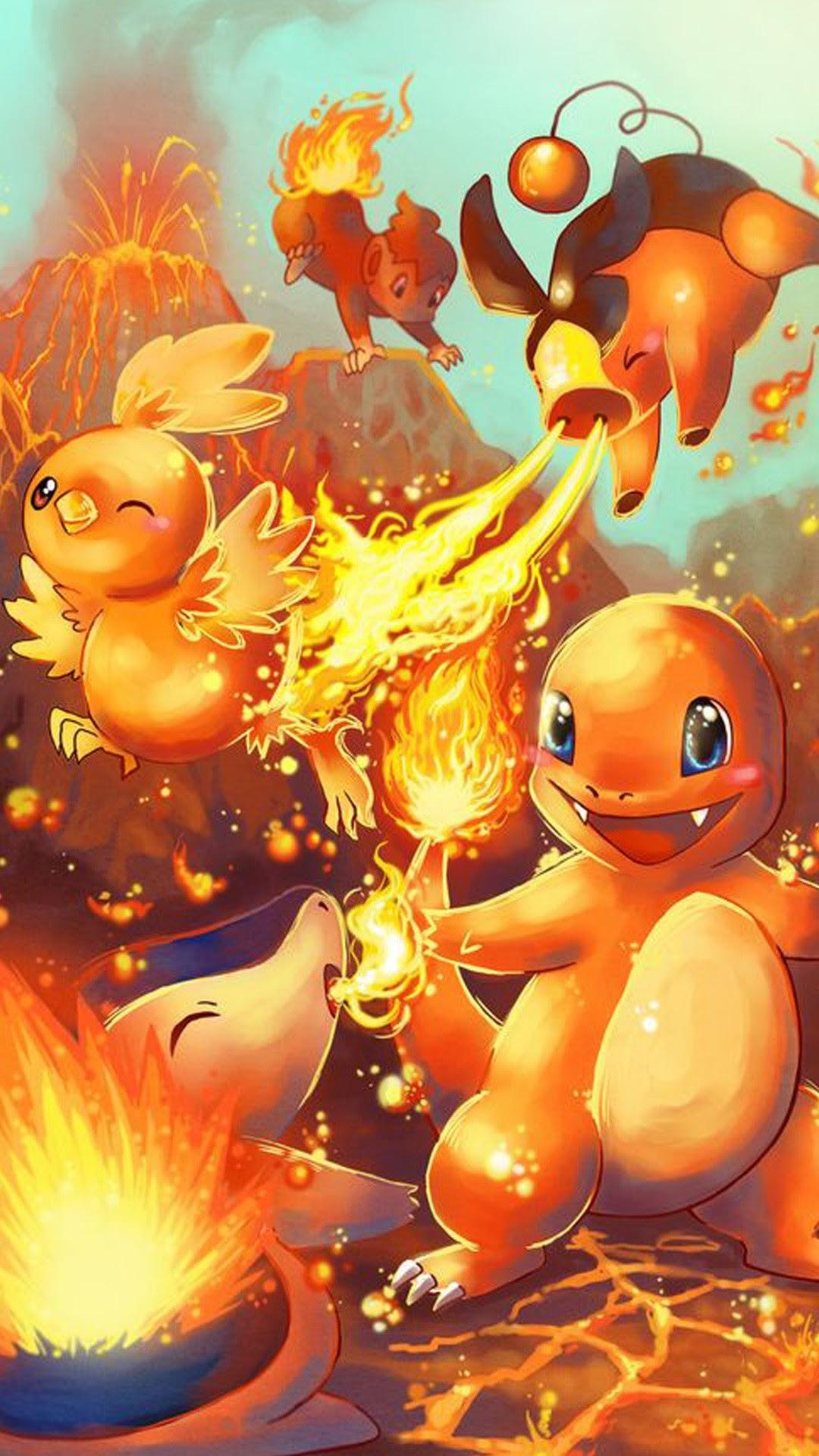 1080 x 1920 · jpeg - Fire Pokemon Hd Wallpaper - Hachiman Wallpaper