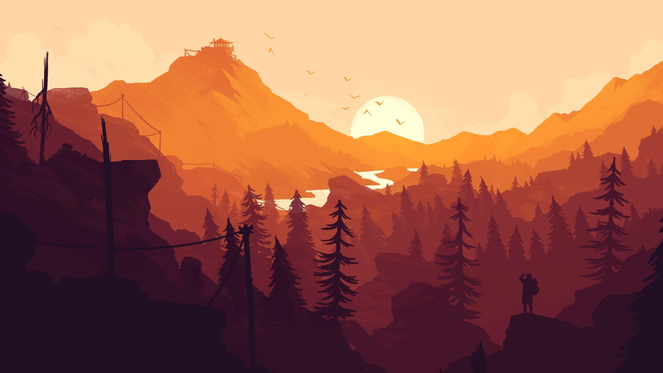 2560 x 1440 · jpeg - 2048x1152 Firewatch Game 2048x1152 Resolution HD 4k Wallpapers, Images ...