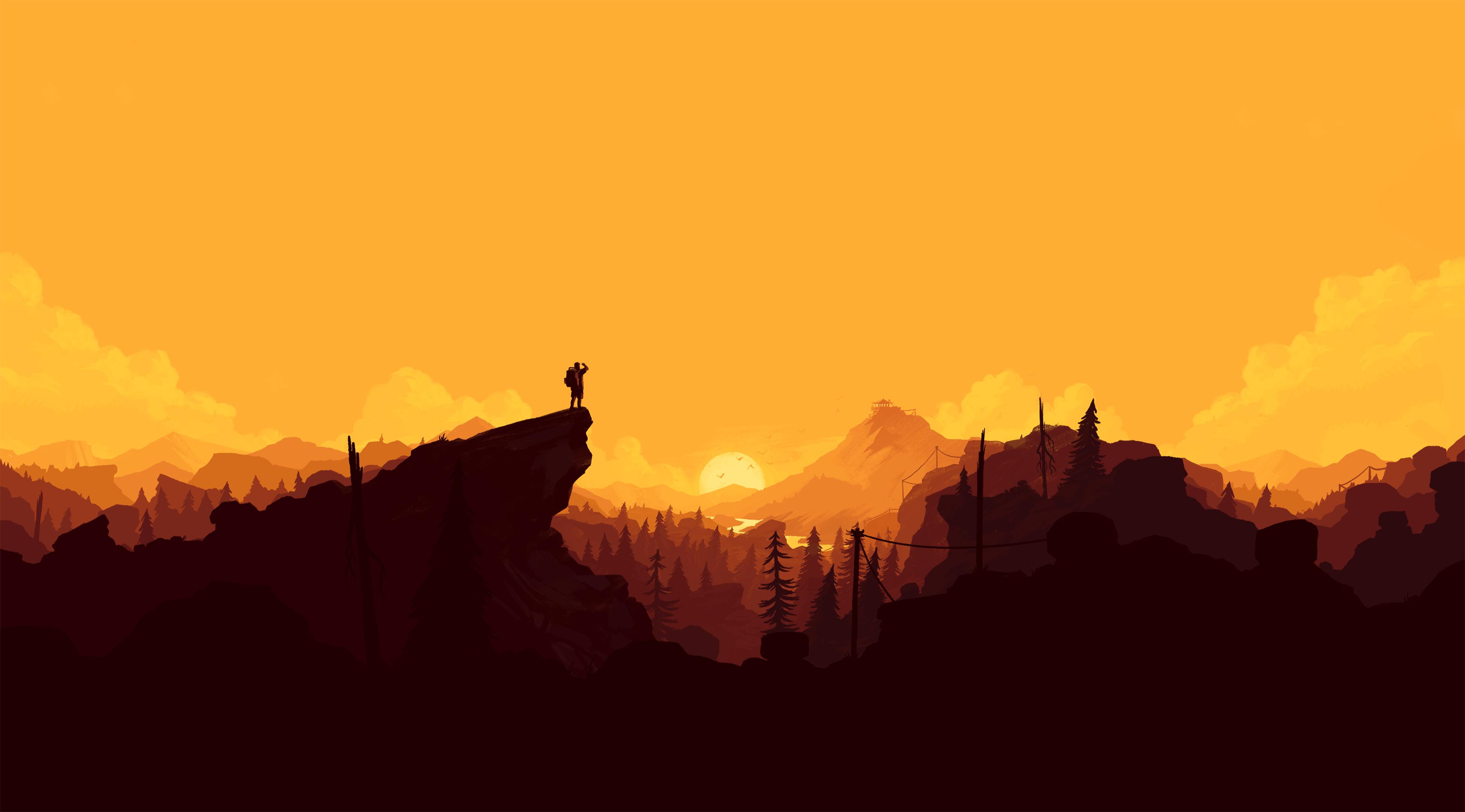 3896 x 2160 · png - Firewatch Wallpapers - Wallpaper Cave