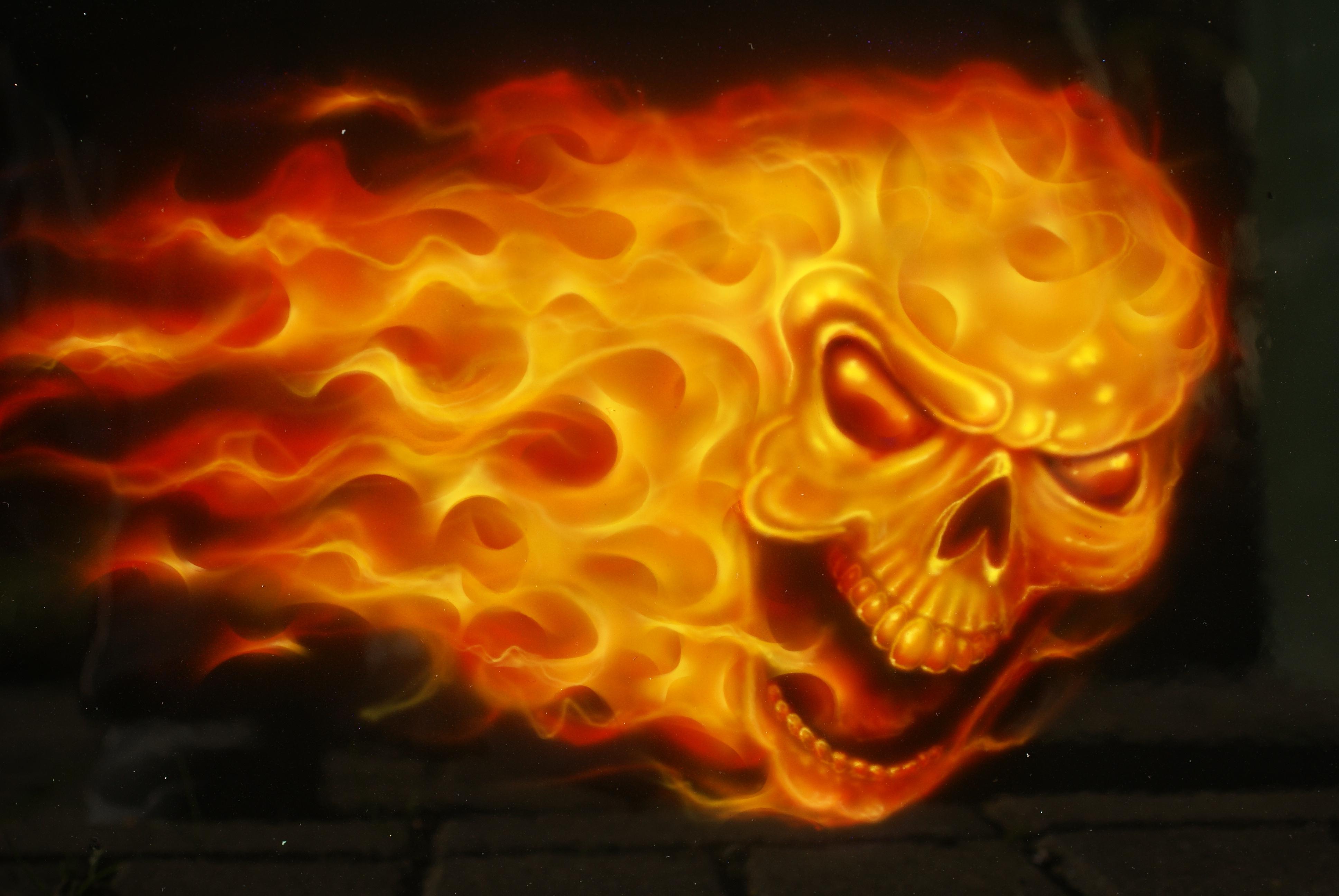 3872 x 2592 · jpeg - [77+] Fire Skull Wallpaper on WallpaperSafari