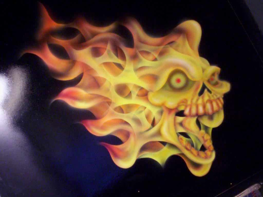 1024 x 768 · jpeg - [68+] Flaming Skull Wallpapers on WallpaperSafari