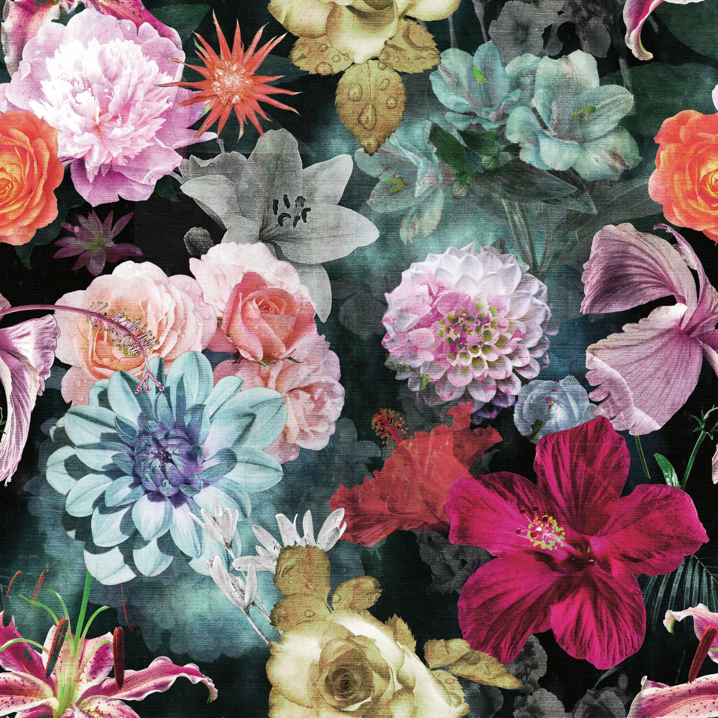 3000 x 3000 · jpeg - RoomMates Vintage Floral Blooms Peel and Stick Wallpaper - Walmart ...