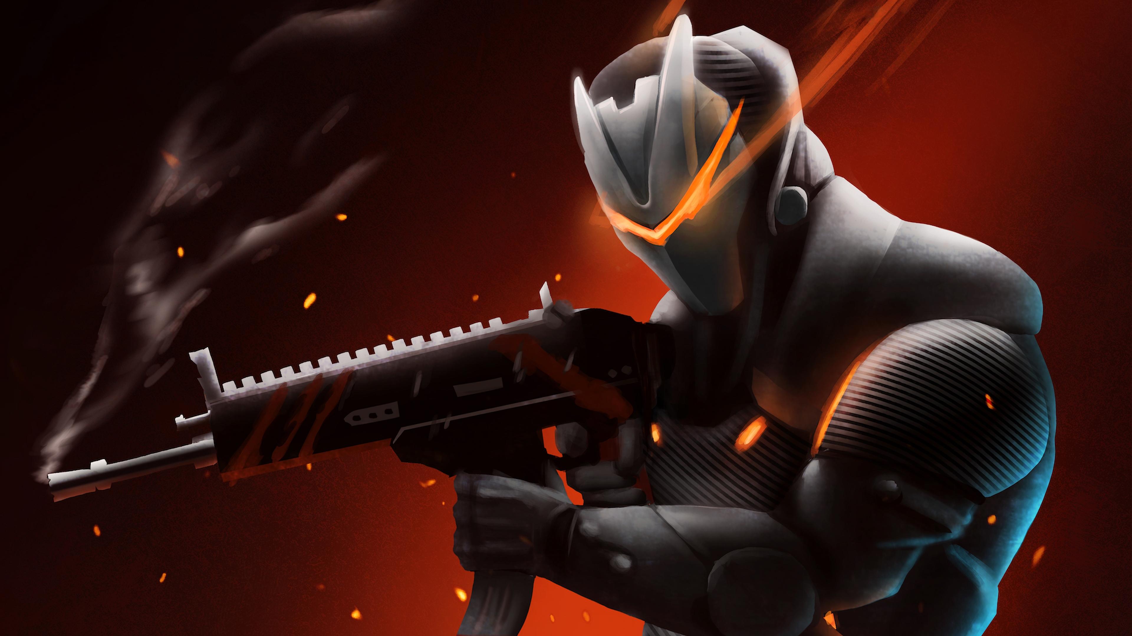 3840 x 2160 · jpeg - Omega With Rifle Fortnite Battle Royale, HD Games, 4k Wallpapers ...