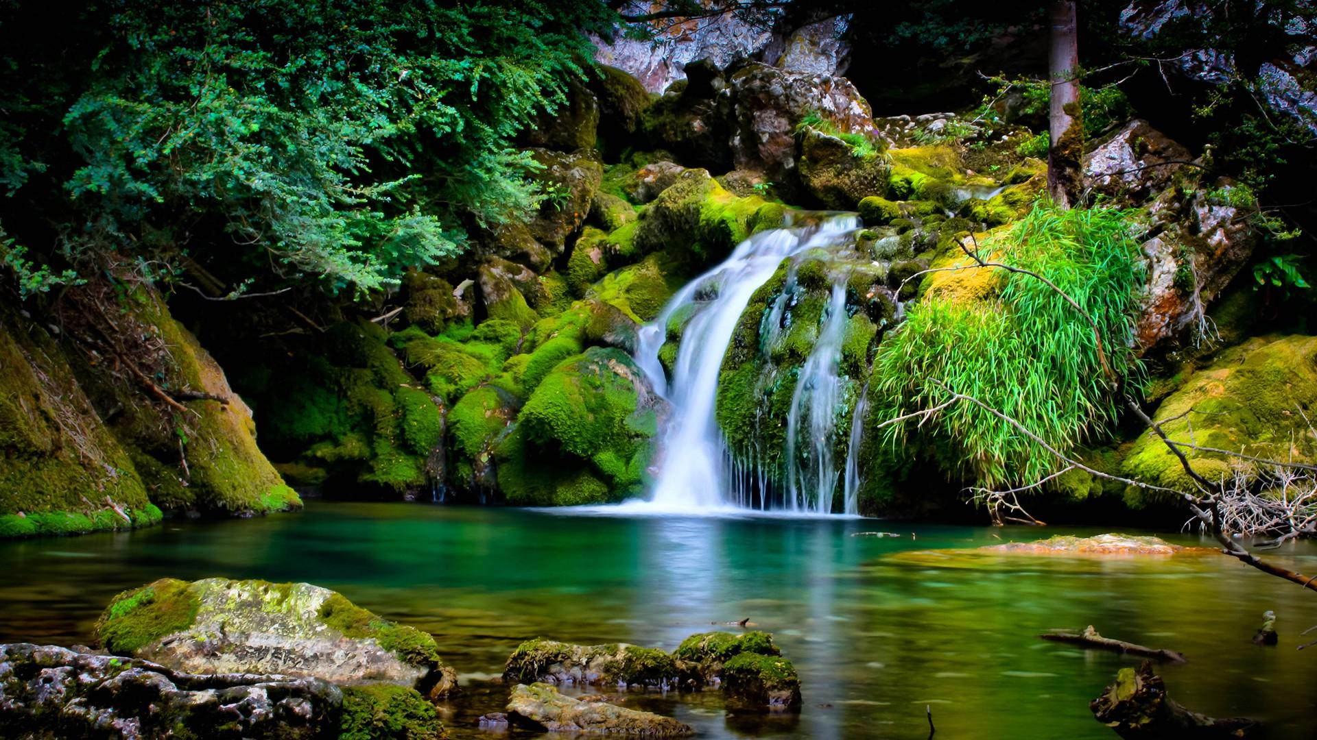1920 x 1080 · jpeg - nature, Landscape, Waterfall, 3D Wallpapers HD / Desktop and Mobile ...