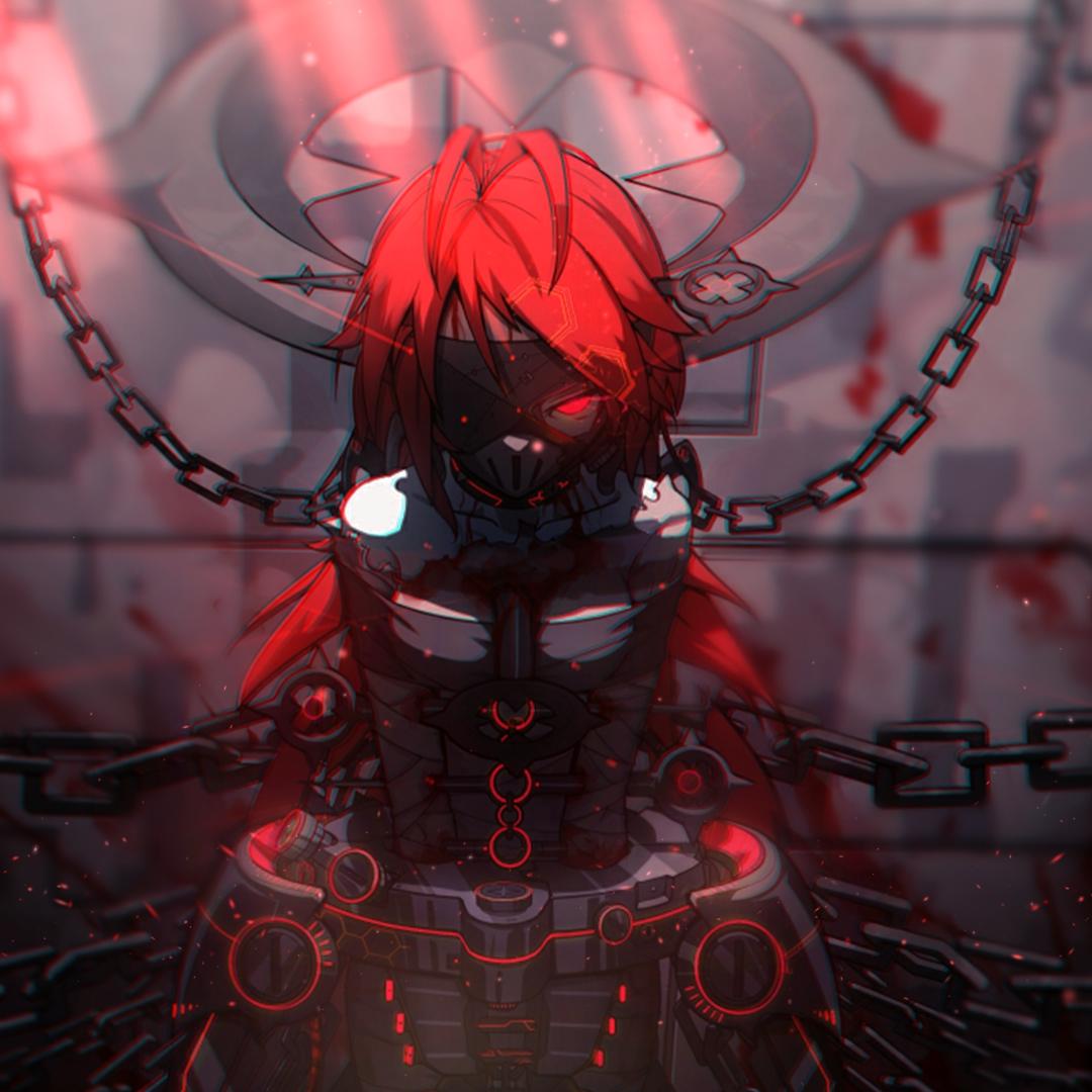 1080 x 1080 · jpeg - anime wallpaper engine Red Anger animated free download - wallpaper engine