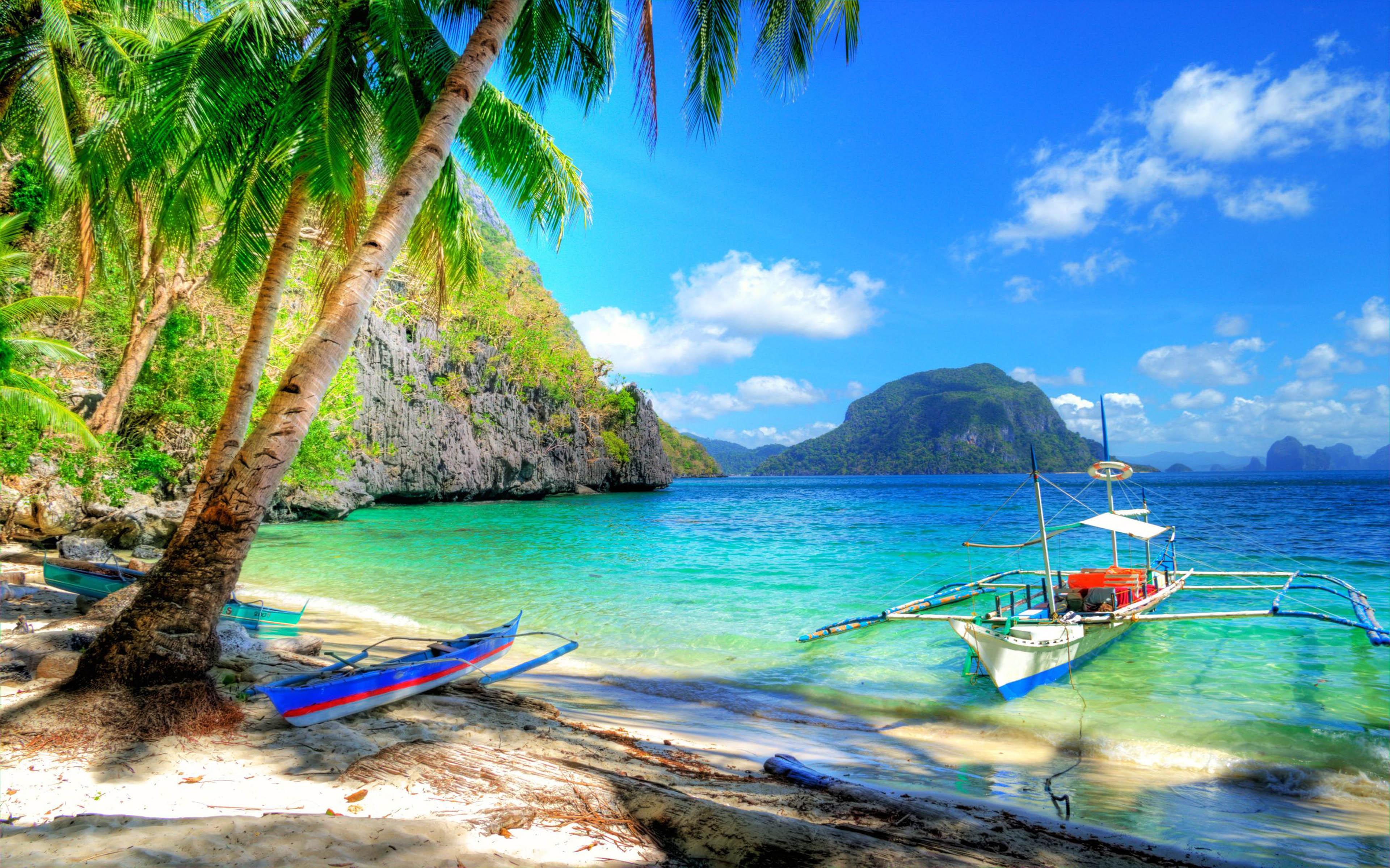 3840 x 2400 · jpeg - Philippines Puerto Princesa Beautiful Tropical Beach Nature Landscape ...