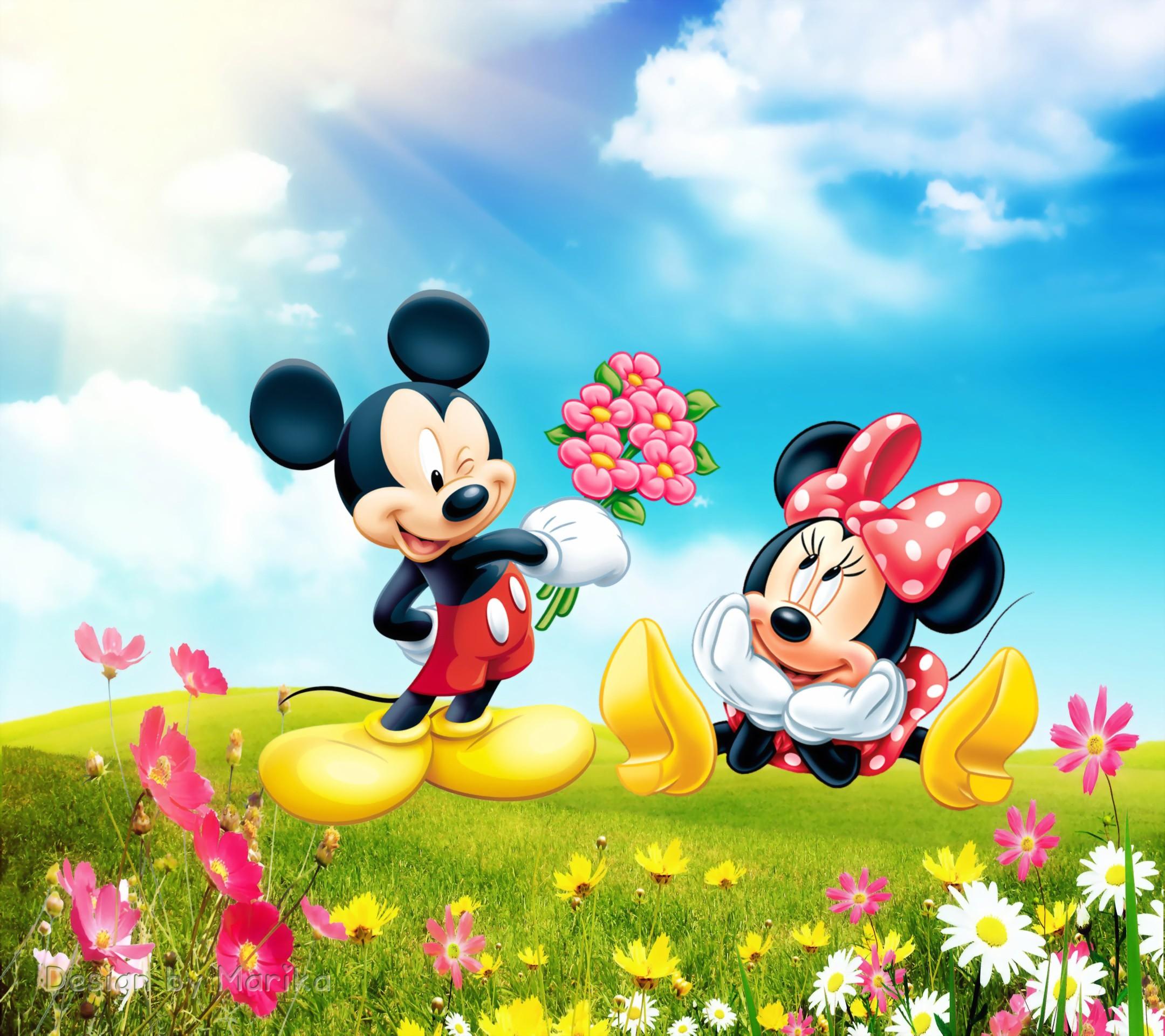 2160 x 1920 · jpeg - Mickey Mouse background 1 Download free wallpapers for desktop and ...