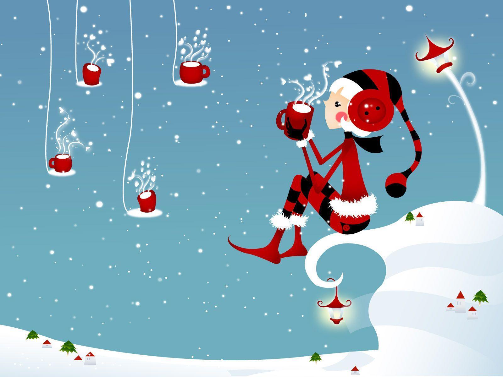 1600 x 1200 · jpeg - Cute Christmas Desktop Backgrounds - Wallpaper Cave