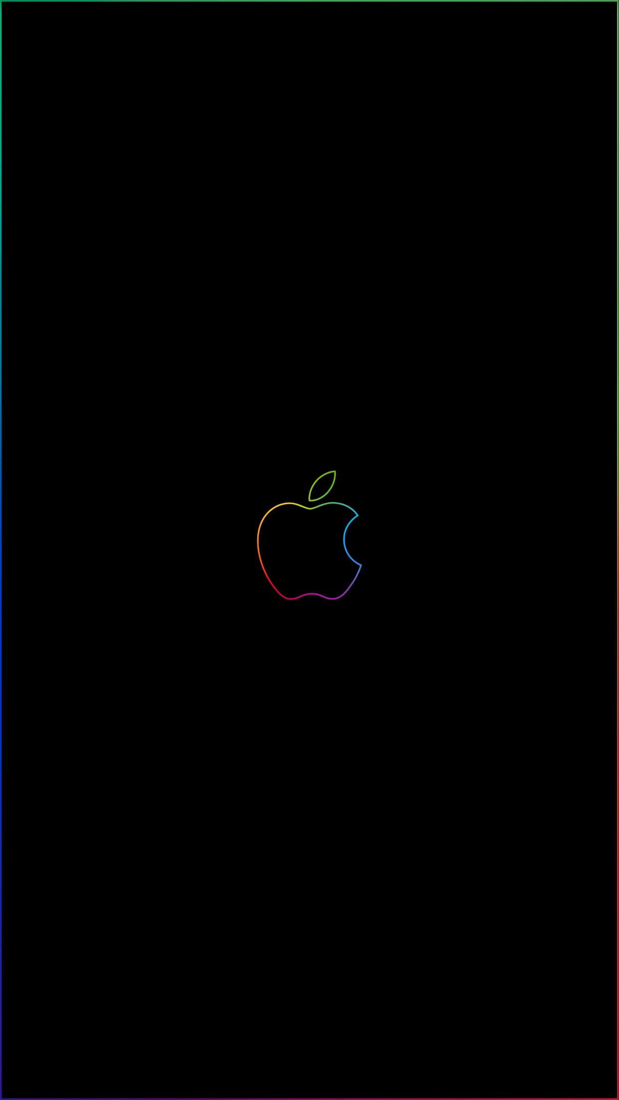 1242 x 2208 · png - Iphone Xr Wallpaper Apple Logo - Free wallpaper HD 01 | Rainbow ...