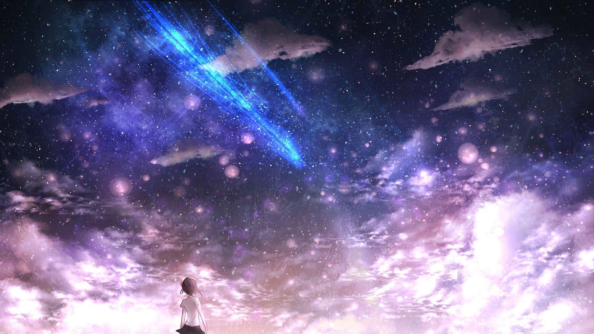 1920 x 1080 · jpeg - Cool Anime Galaxy Wallpapers - Wallpaper Cave