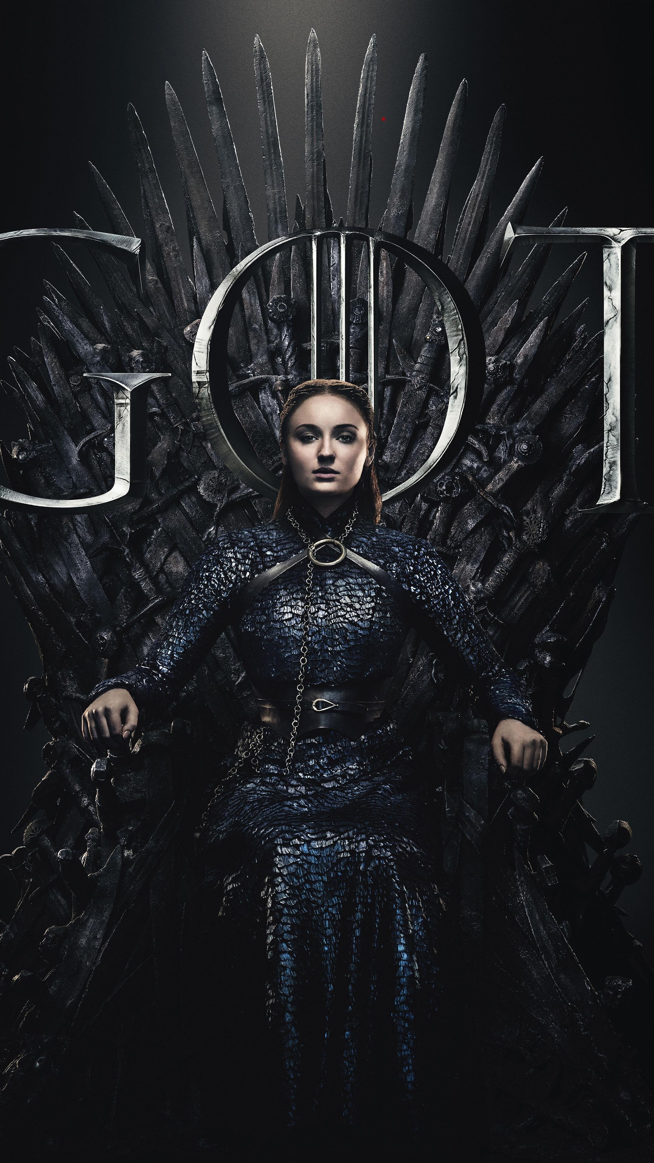 2160 x 3840 · jpeg - Sansa Stark Game of Thrones Season 8 4K Ultra HD Mobile Wallpaper
